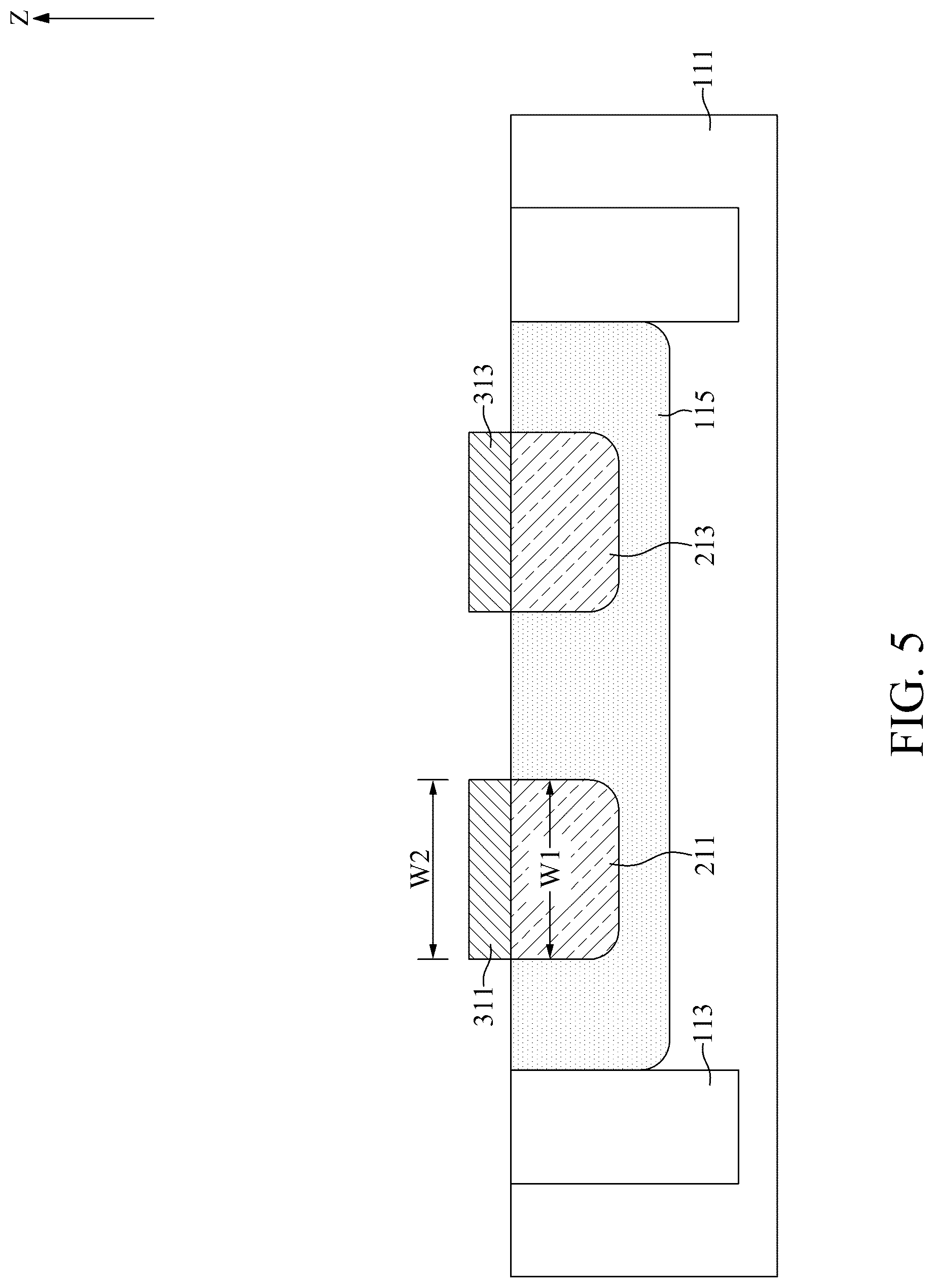 Patent US12310084 Figure 5 – Semiconductor device with assistant cap and method for fabricating the same