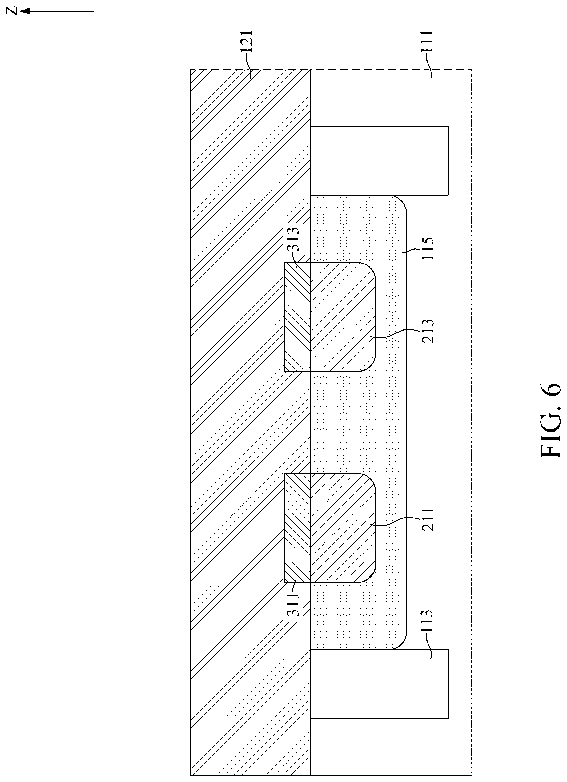 Patent US12310084 Figure 6 – Semiconductor device with assistant cap and method for fabricating the same