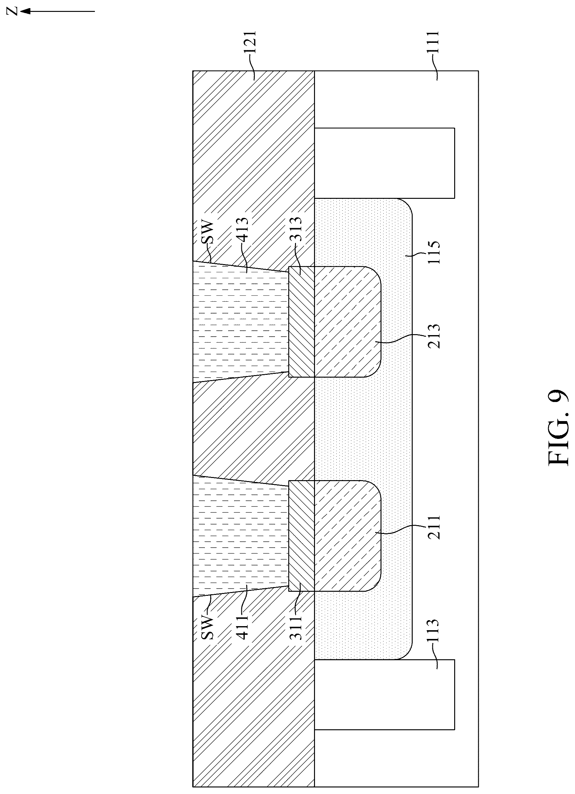Patent US12310084 Figure 9 – Semiconductor device with assistant cap and method for fabricating the same