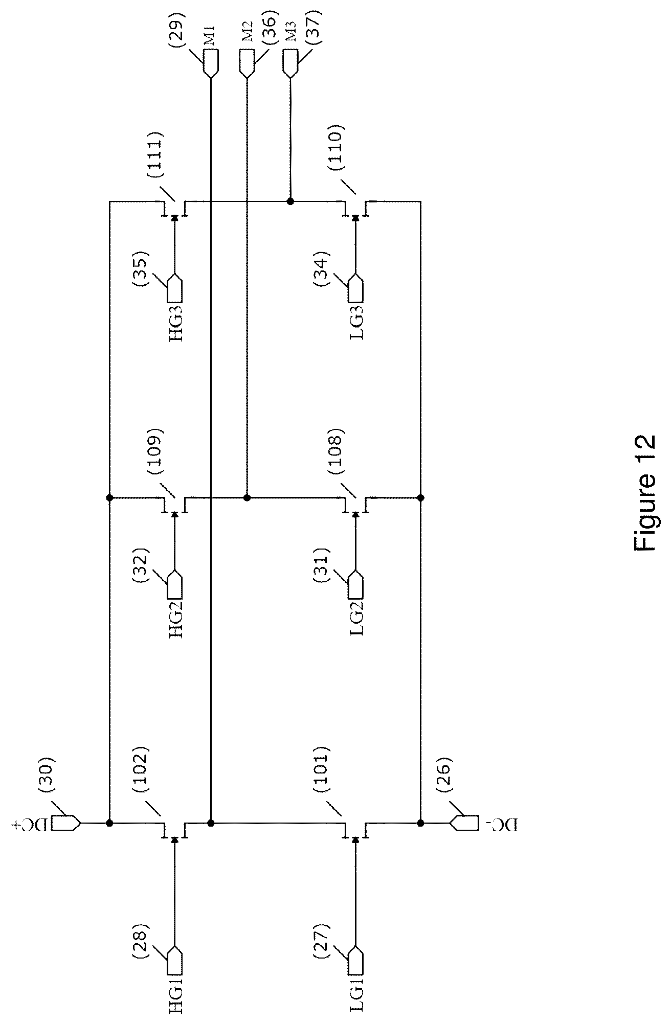Patent US12310088 Figure 10 – Heterojunction based half bridge