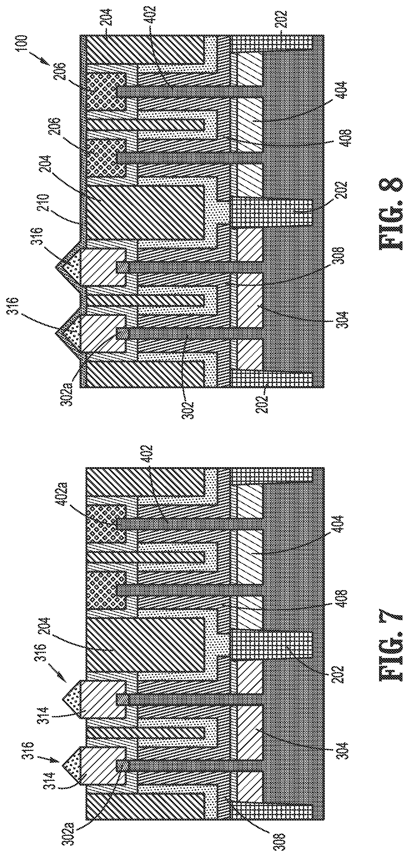 Patent US12310090 Figure 4 – CMOS top source/drain region doping and epitaxial growth for a vertical field effect transistor