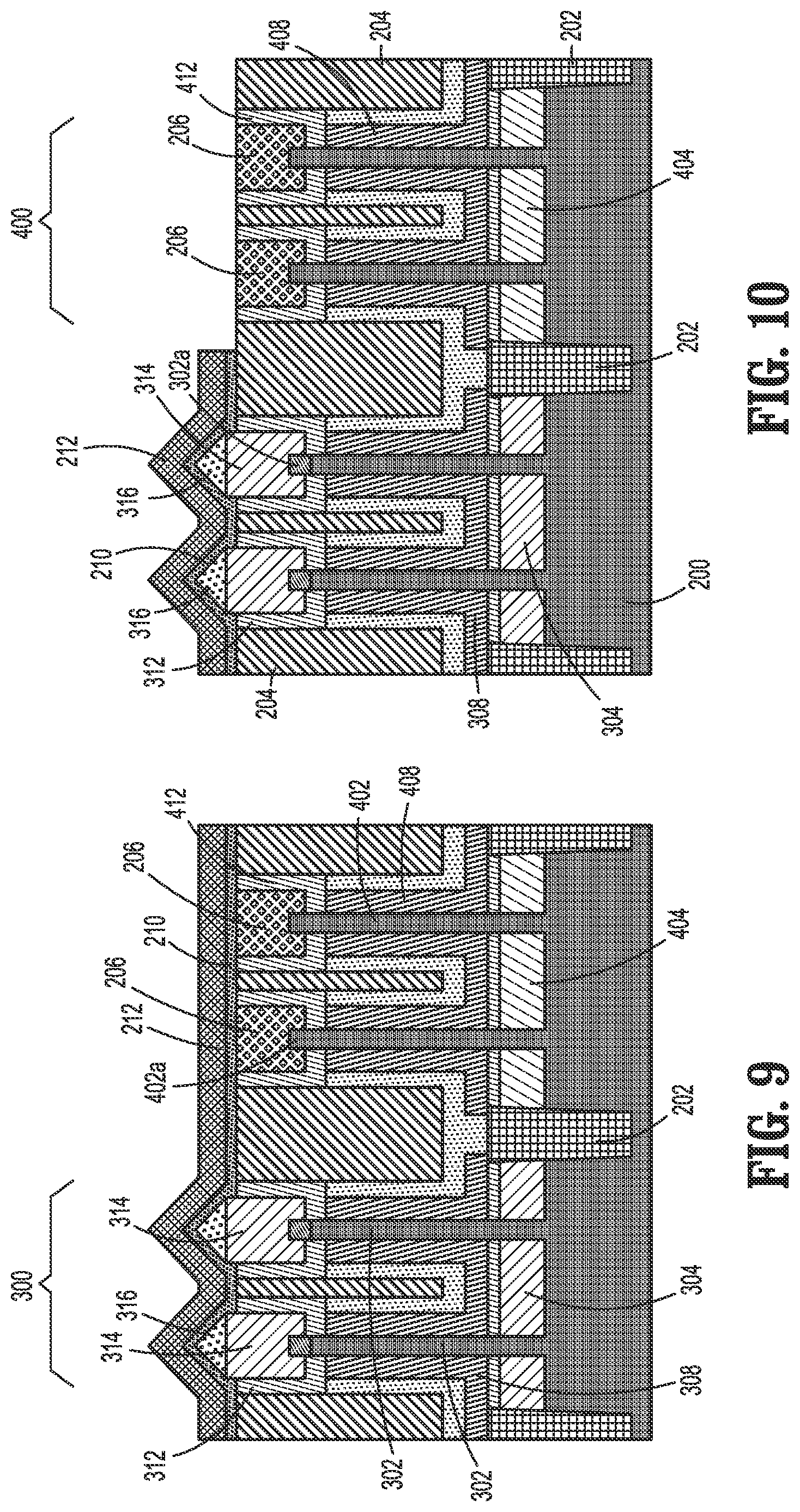 Patent US12310090 Figure 5 – CMOS top source/drain region doping and epitaxial growth for a vertical field effect transistor
