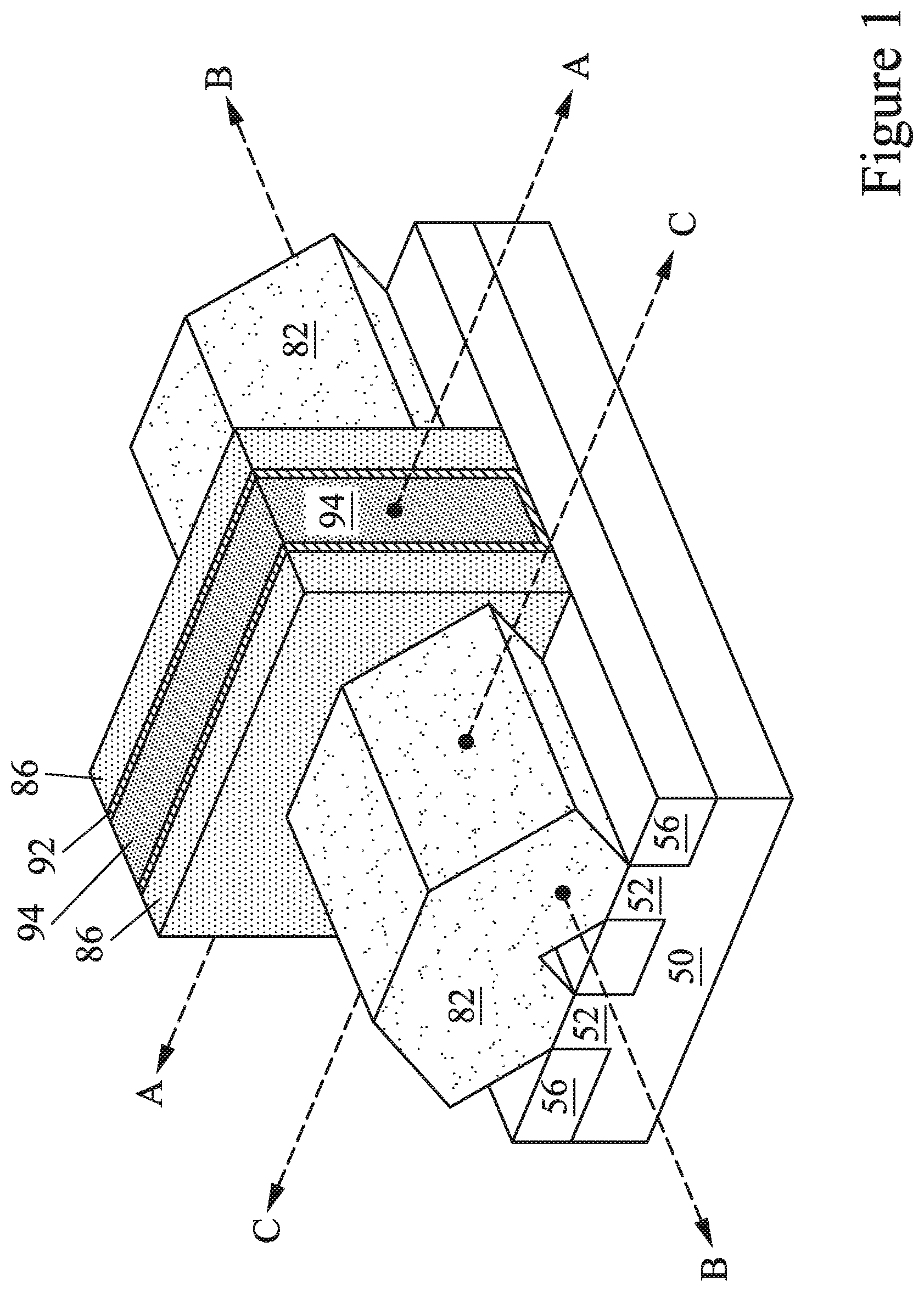 Patent US12310091 Figure 1 – Semiconductor device and method