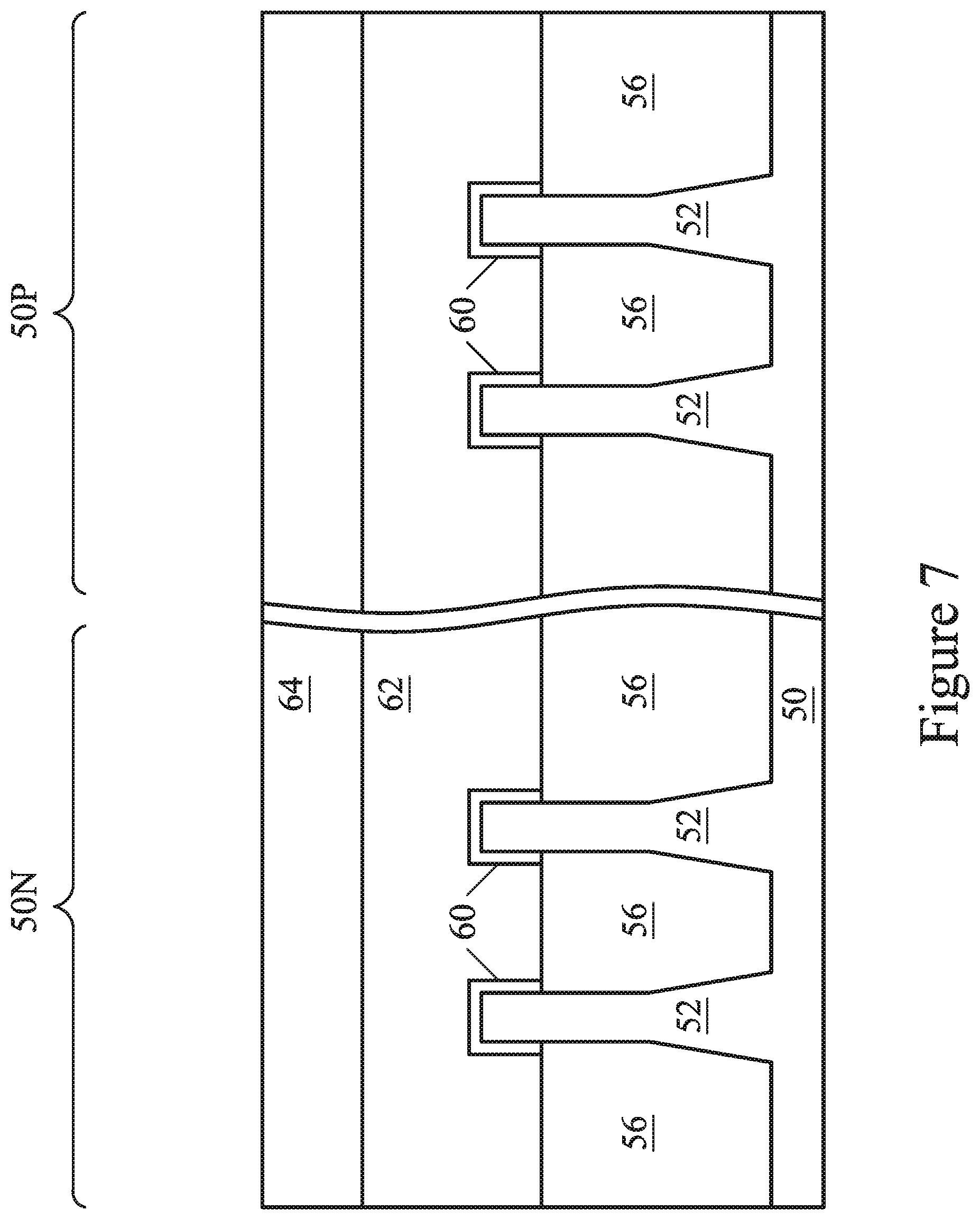 Patent US12310091 Figure 7 – Semiconductor device and method