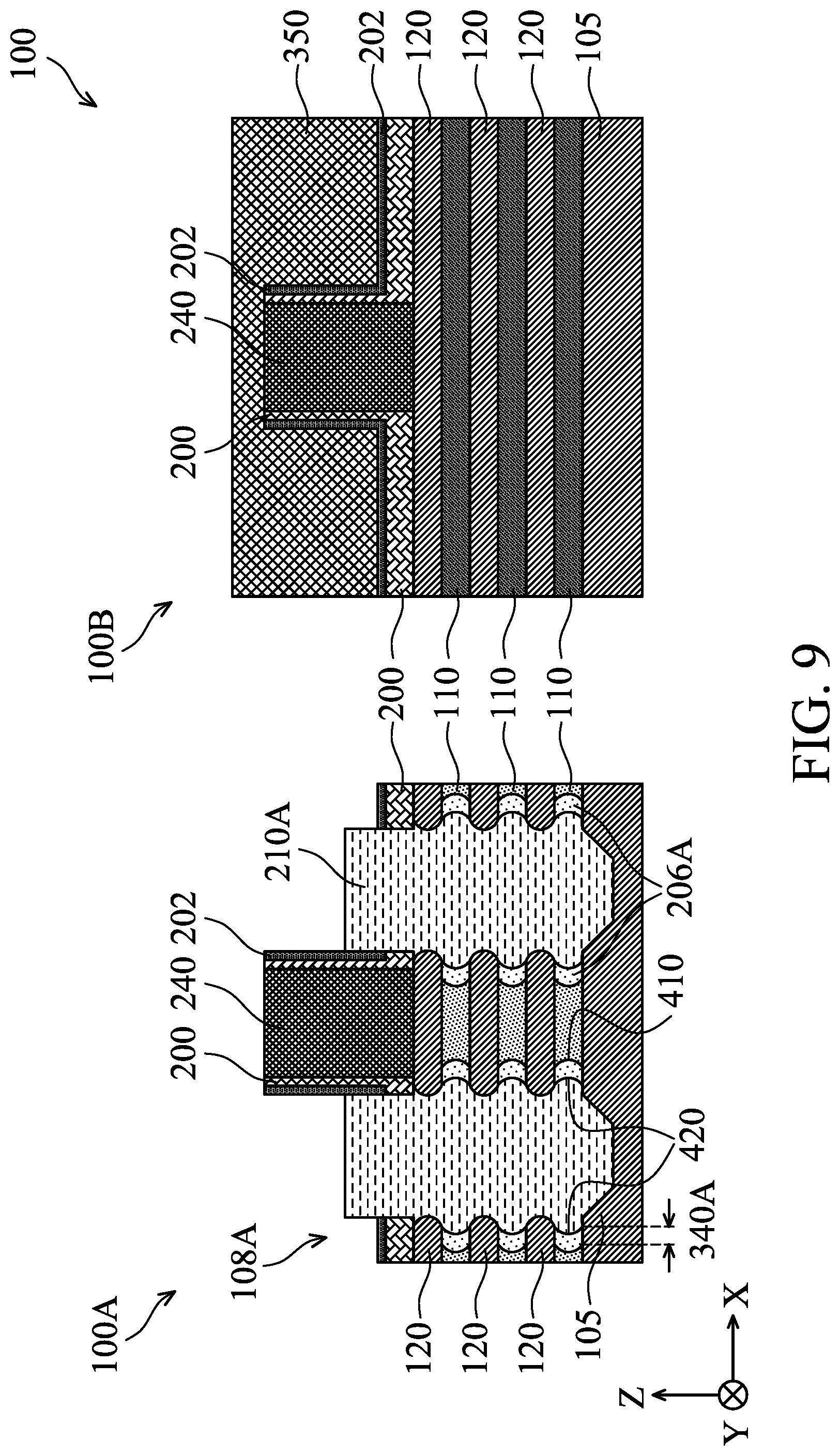 Patent US12310094 Figure 12 – Nano-sheet-based complementary metal-oxide-semiconductor devices with asymmetric inner spacers