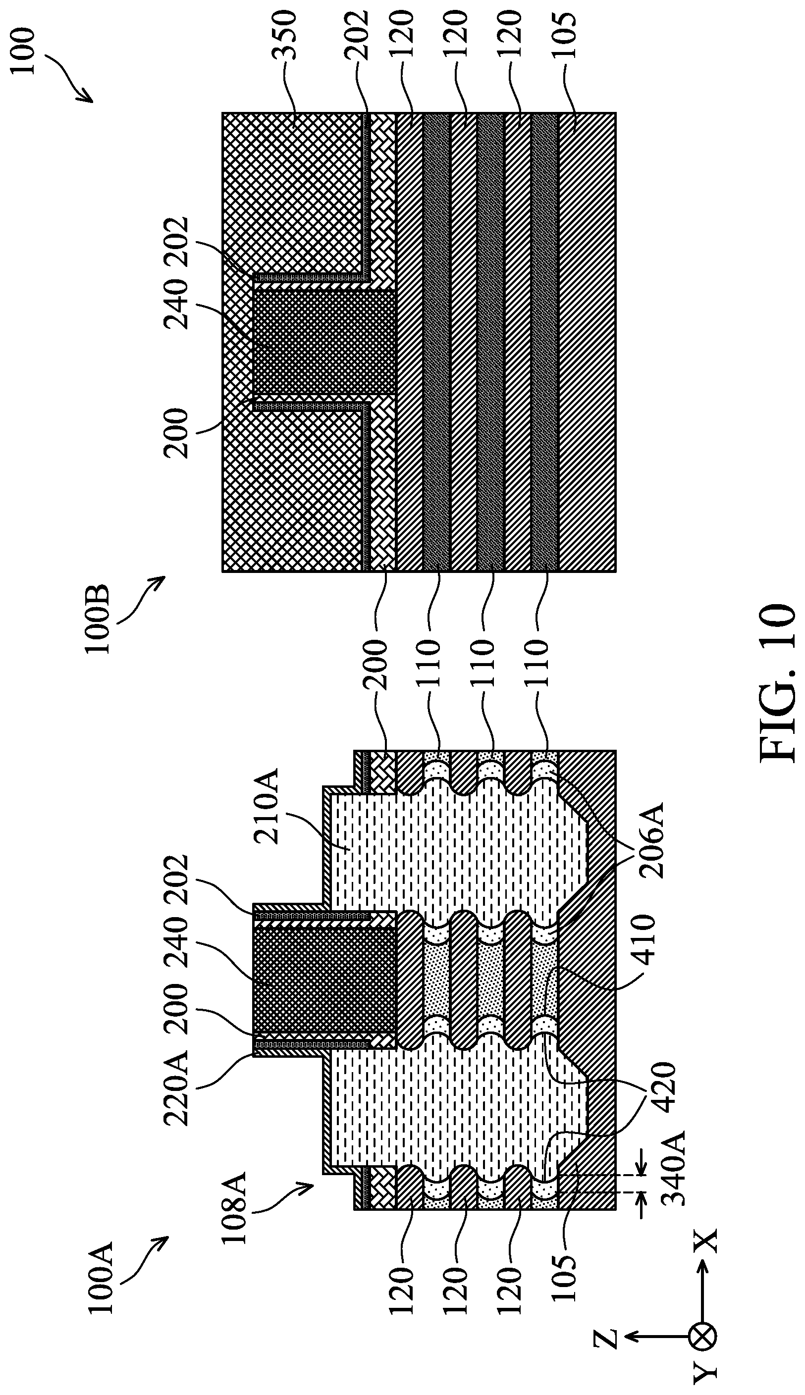 Patent US12310094 Figure 13 – Nano-sheet-based complementary metal-oxide-semiconductor devices with asymmetric inner spacers
