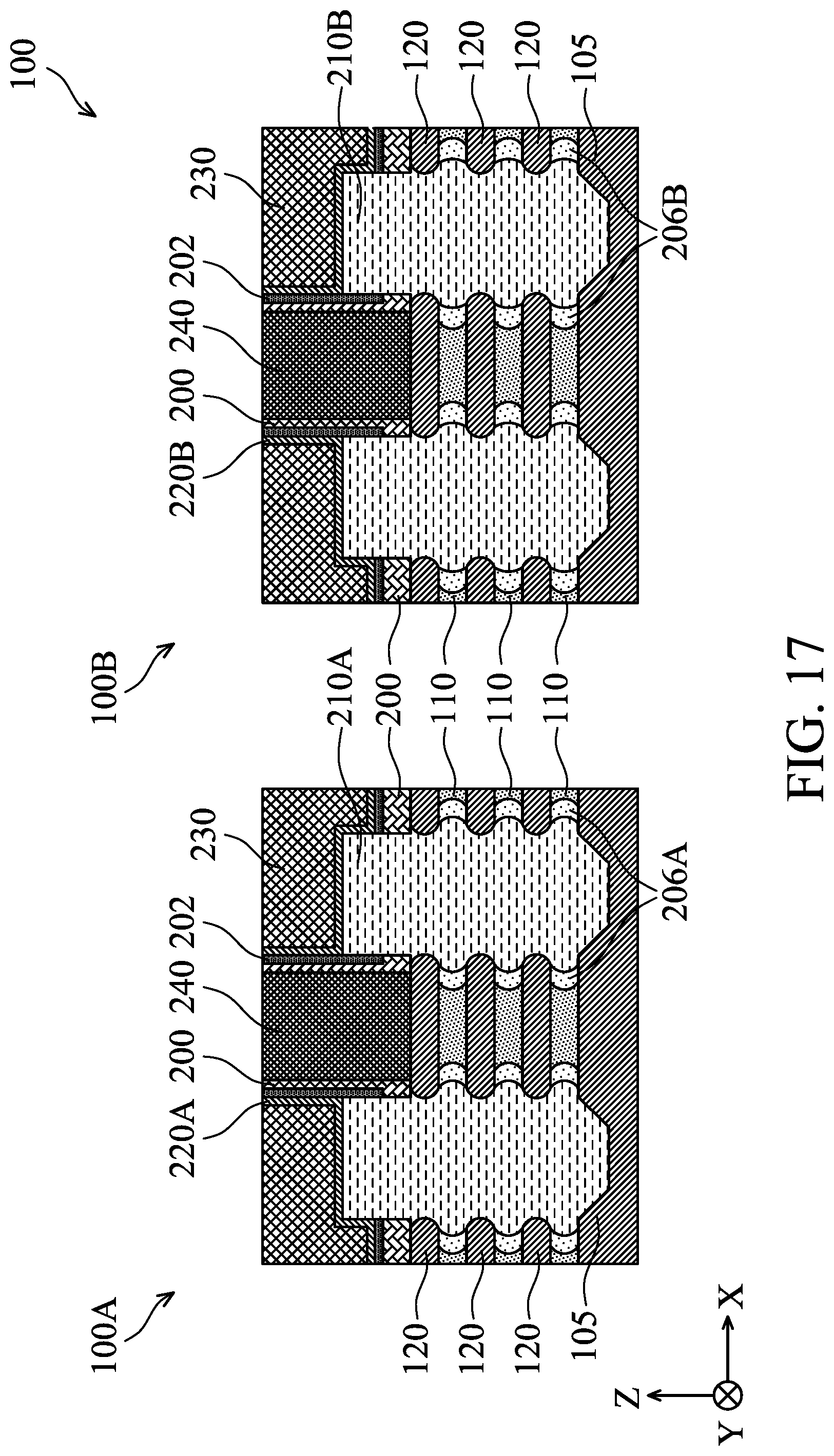 Patent US12310094 Figure 20 – Nano-sheet-based complementary metal-oxide-semiconductor devices with asymmetric inner spacers