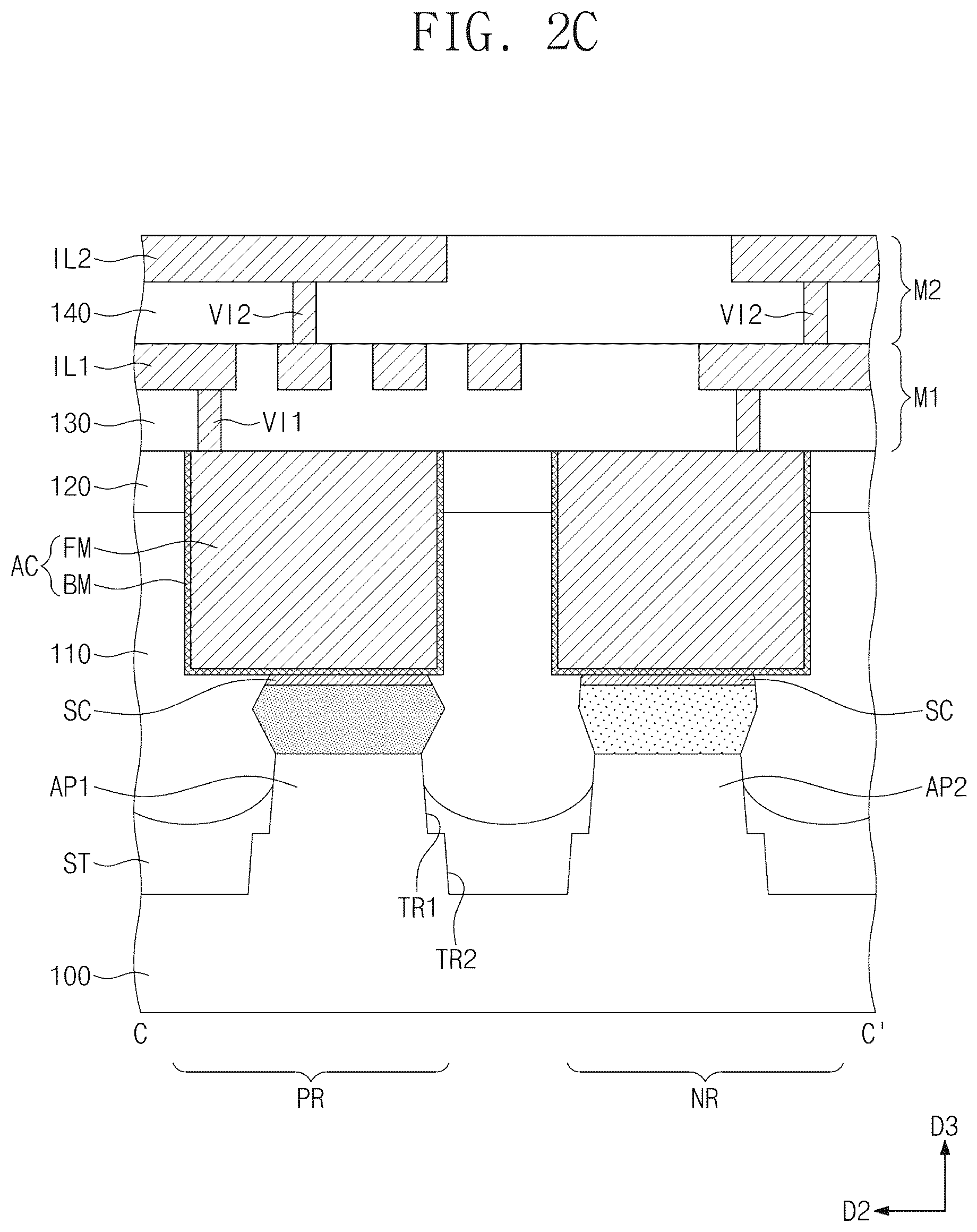 Patent US12310095 Figure 4 – Semiconductor device and method of fabricating same