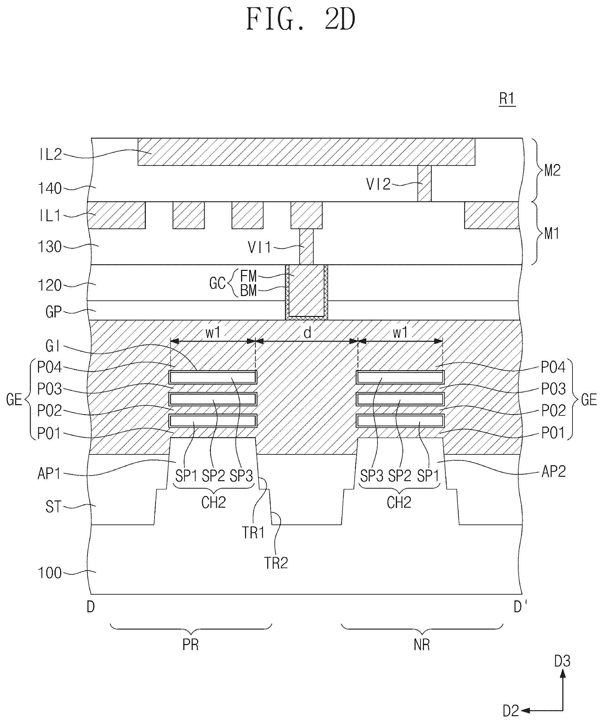 Patent US12310095 Figure 5 – Semiconductor device and method of fabricating same