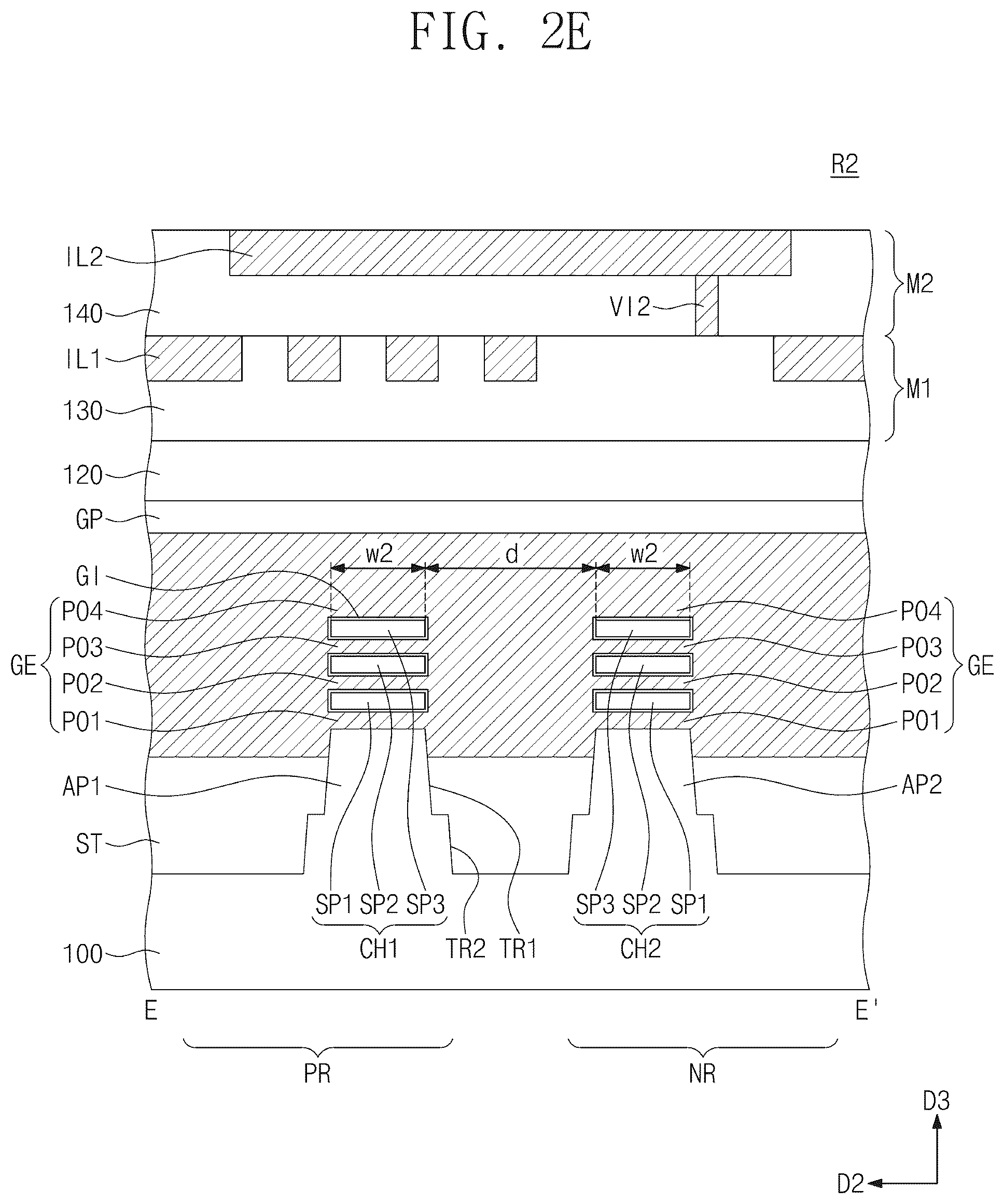 Patent US12310095 Figure 6 – Semiconductor device and method of fabricating same