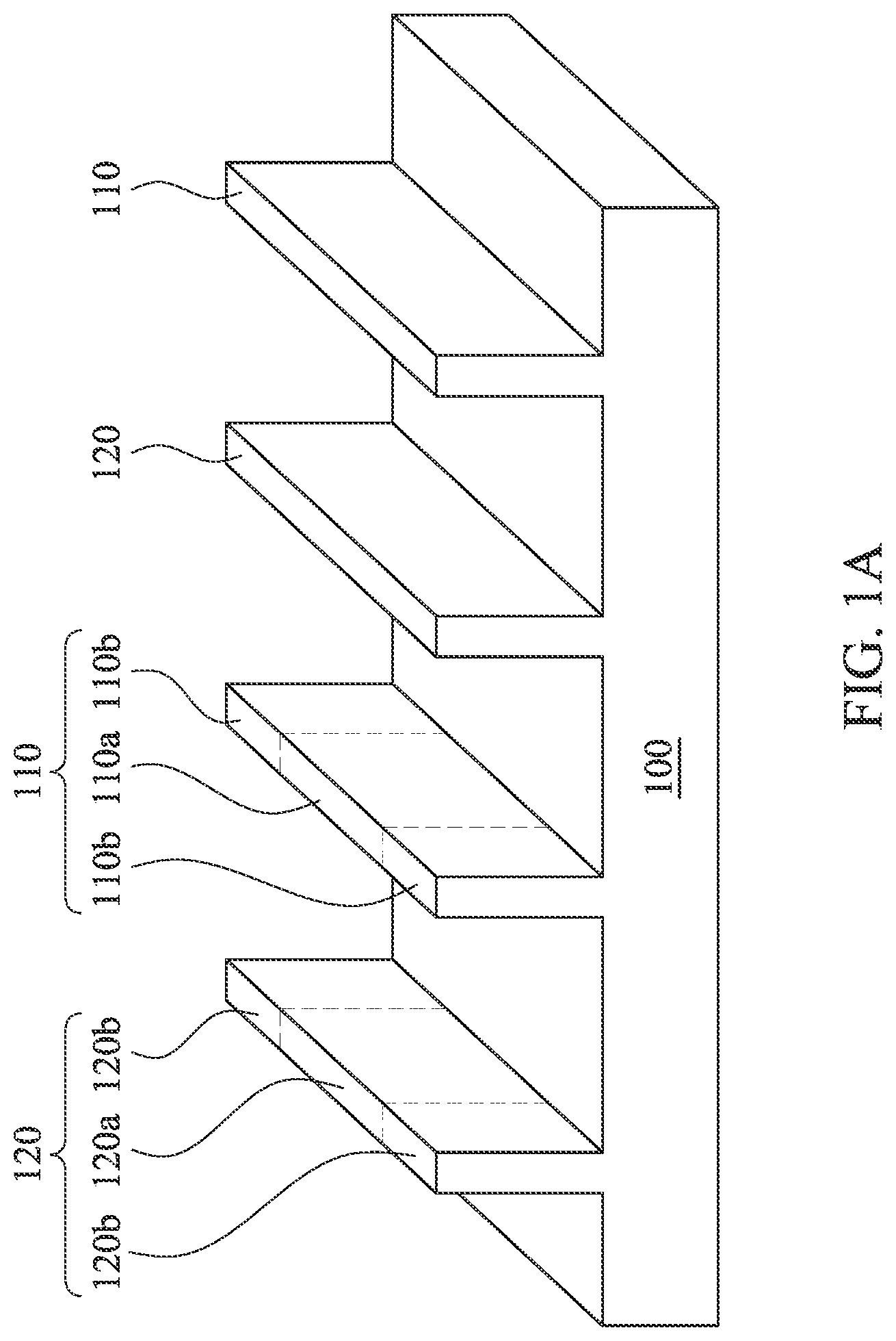 Patent US12310096 Figure 1 – Method for fabricating semiconductor structure with cutting depth control