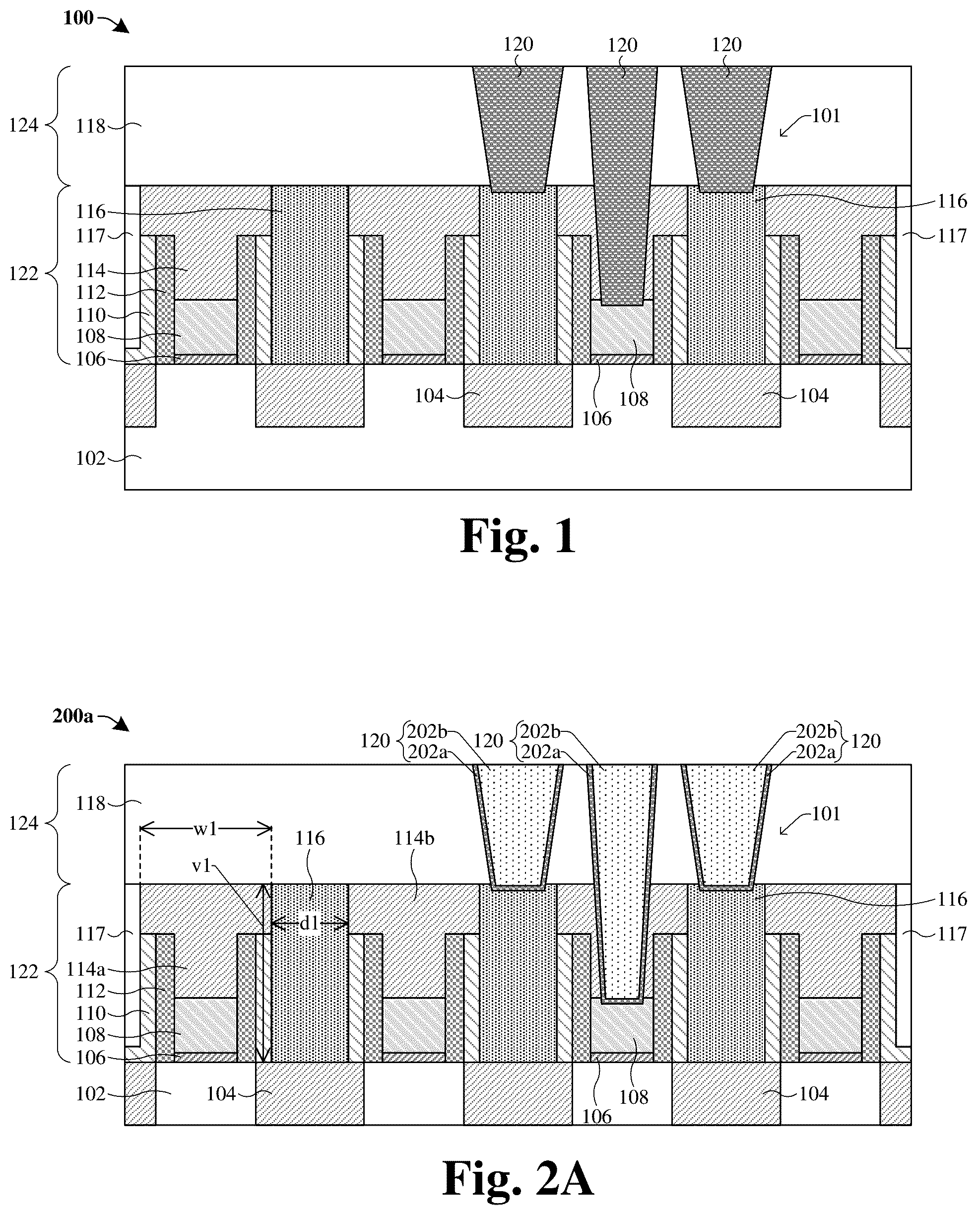 Patent US12310097 Figure 1 – Dielectric protection layer in middle-of-line interconnect structure manufacturing method