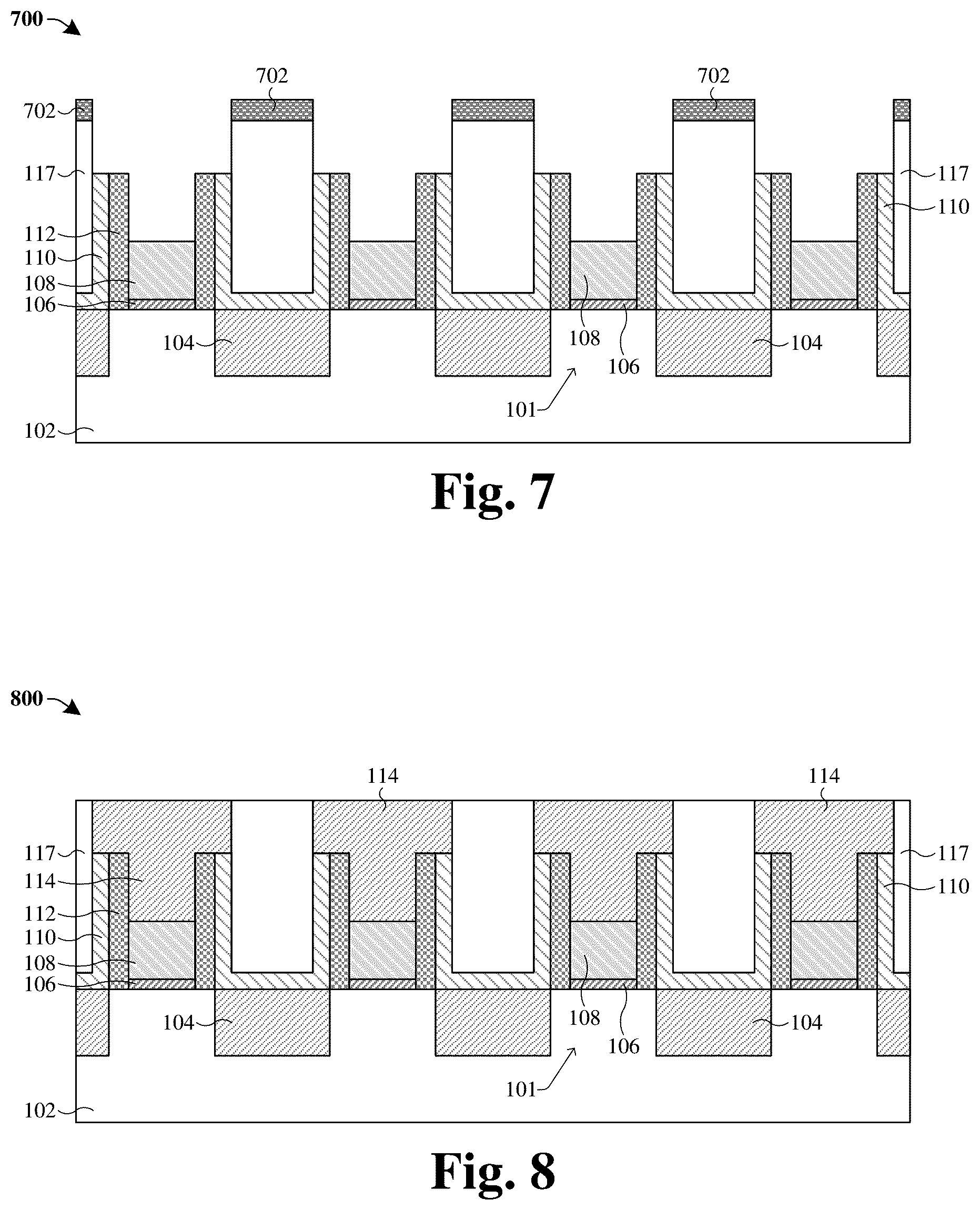Patent US12310097 Figure 6 – Dielectric protection layer in middle-of-line interconnect structure manufacturing method