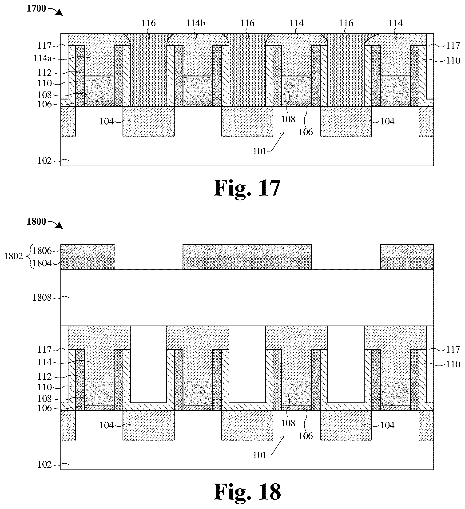 Patent US12310097 Figure 11 – Dielectric protection layer in middle-of-line interconnect structure manufacturing method