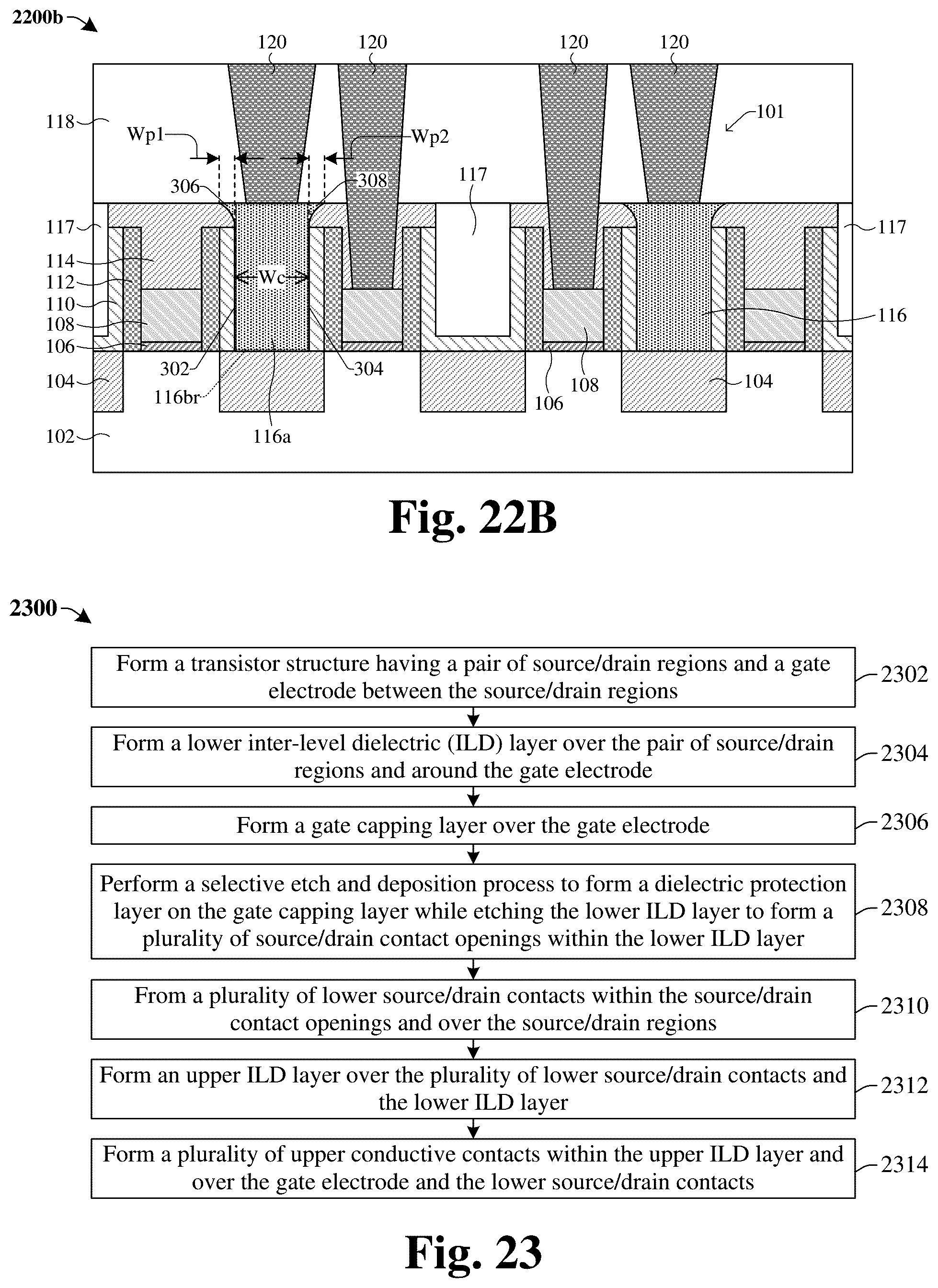 Patent US12310097 Figure 14 – Dielectric protection layer in middle-of-line interconnect structure manufacturing method