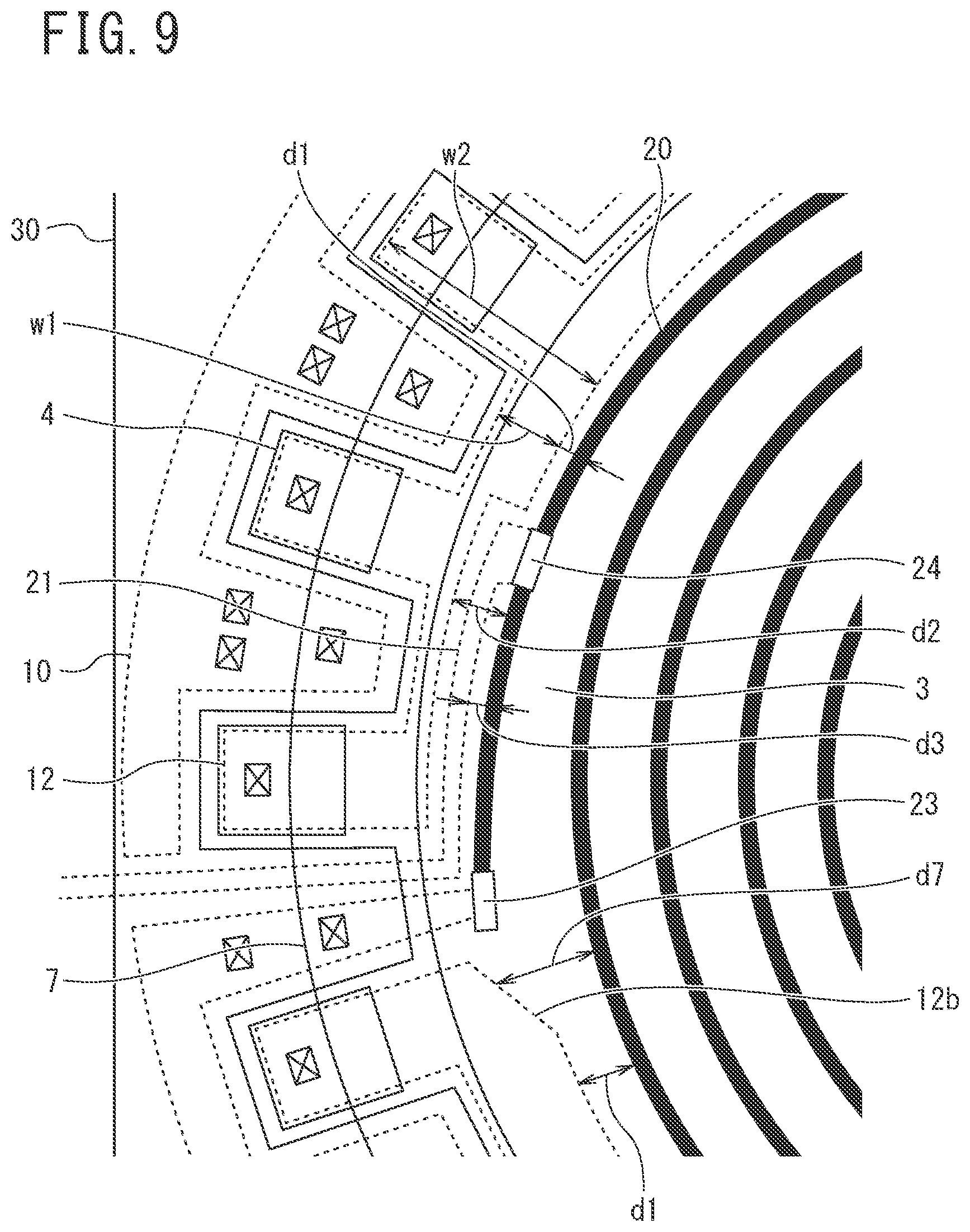Patent US12310099 Figure 9 – Semiconductor device