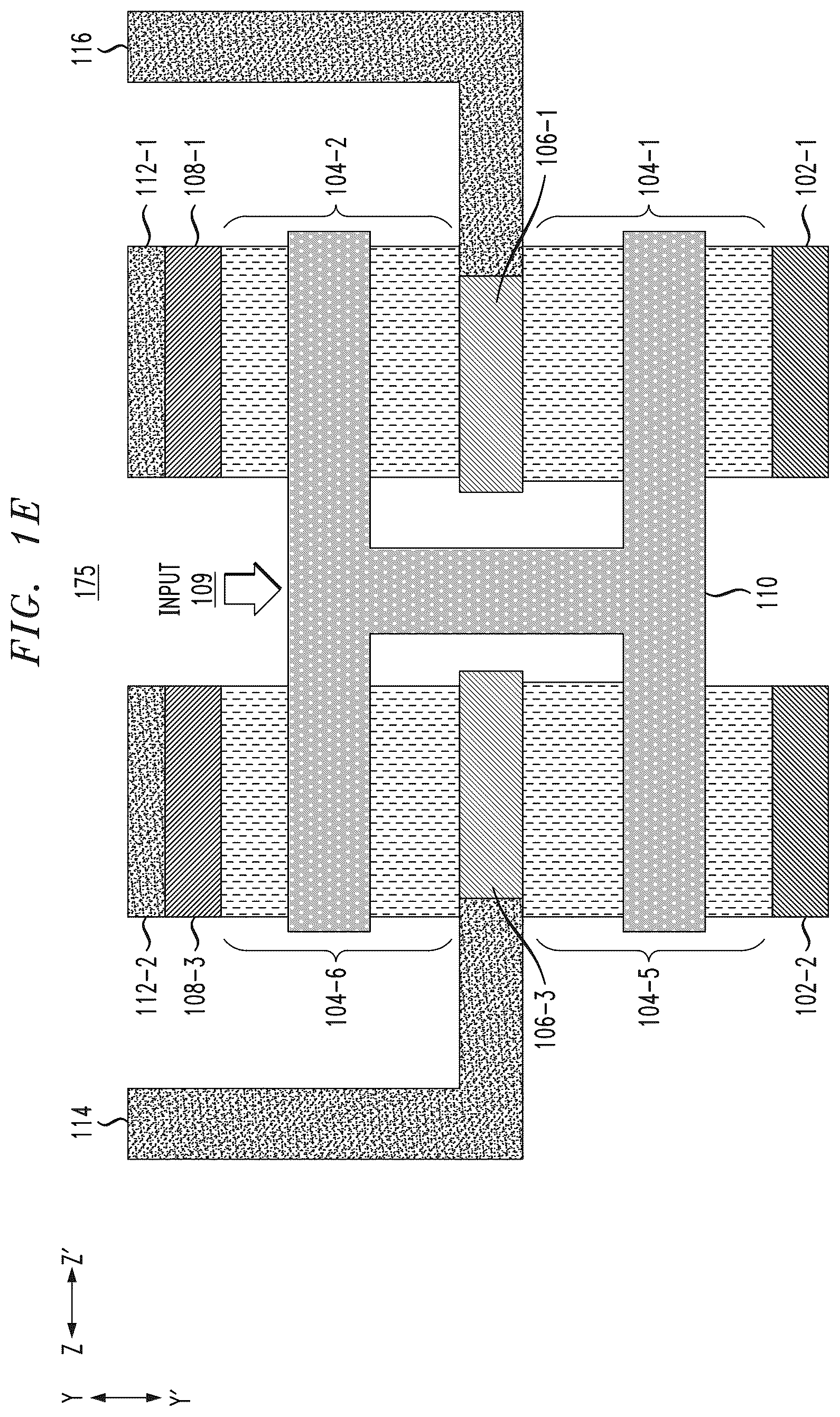 Patent US12310102 Figure 4 – Stacked vertical transport field-effect transistor logic gate structures with shared epitaxial layers