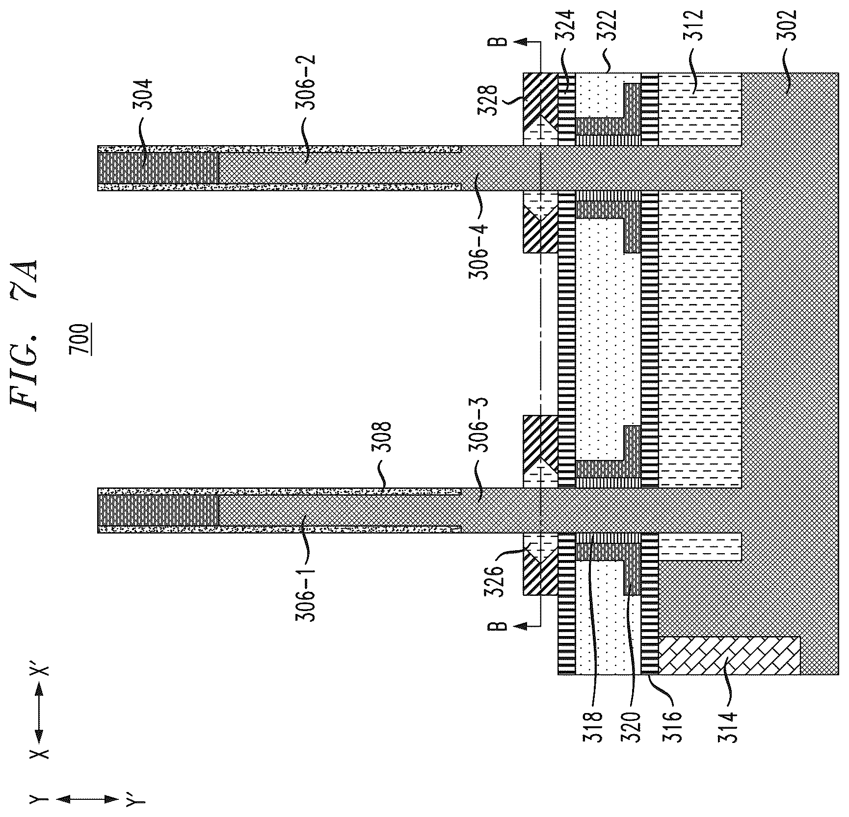 Patent US12310102 Figure 11 – Stacked vertical transport field-effect transistor logic gate structures with shared epitaxial layers