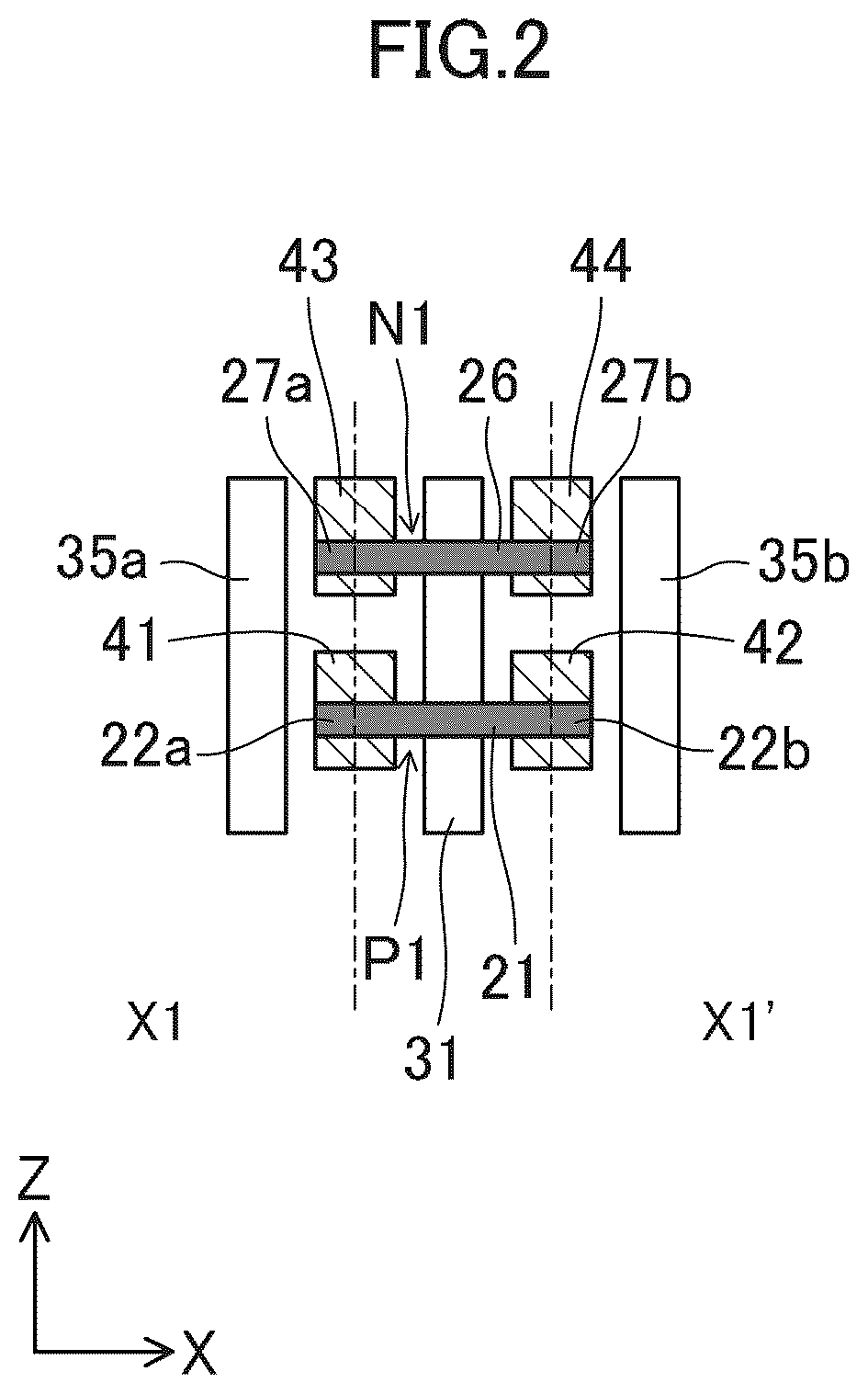 Patent US12310103 Figure 2 – Semiconductor integrated circuit device having standard cells including three dimensional transistors