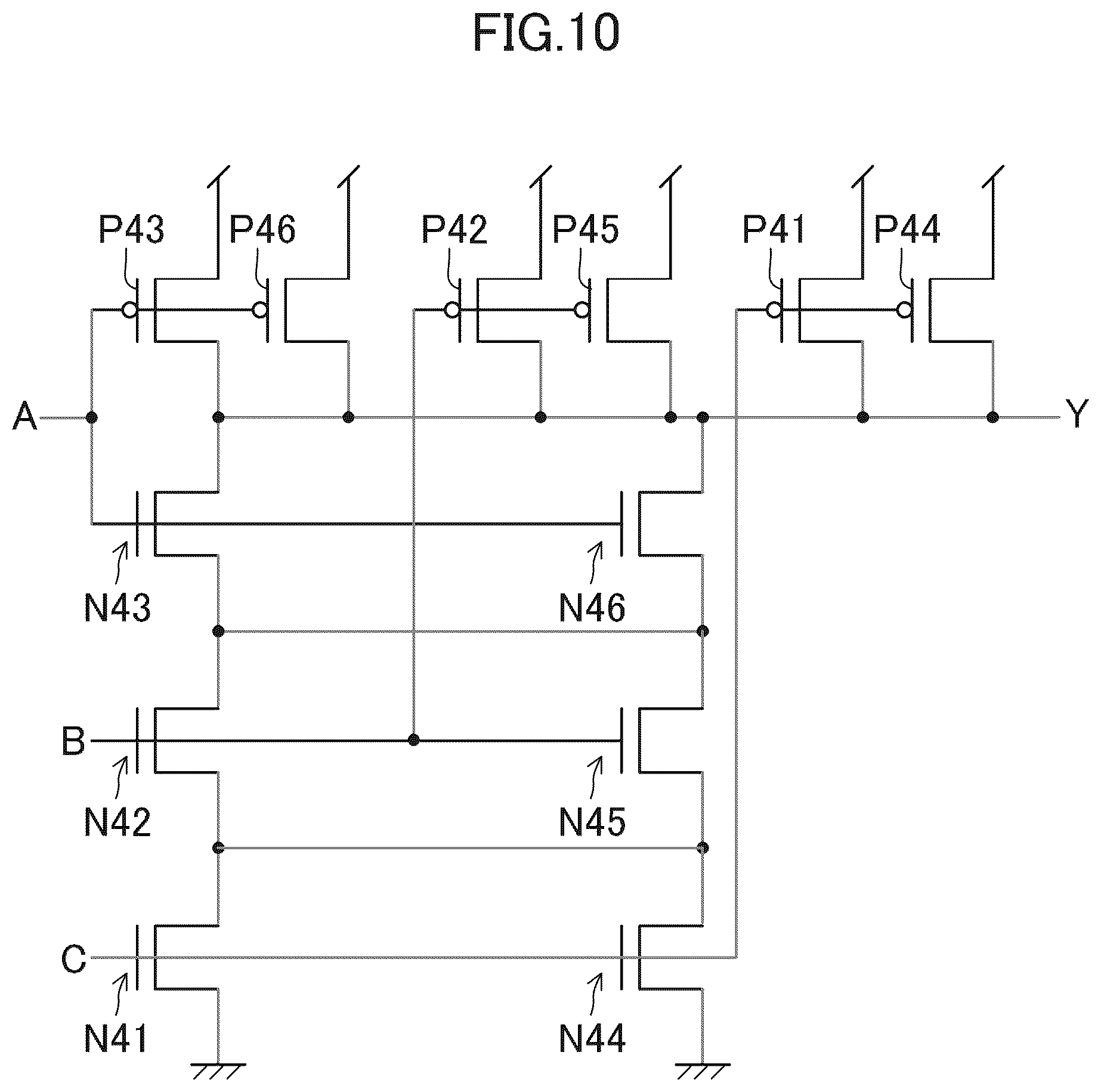 Patent US12310103 Figure 10 – Semiconductor integrated circuit device having standard cells including three dimensional transistors