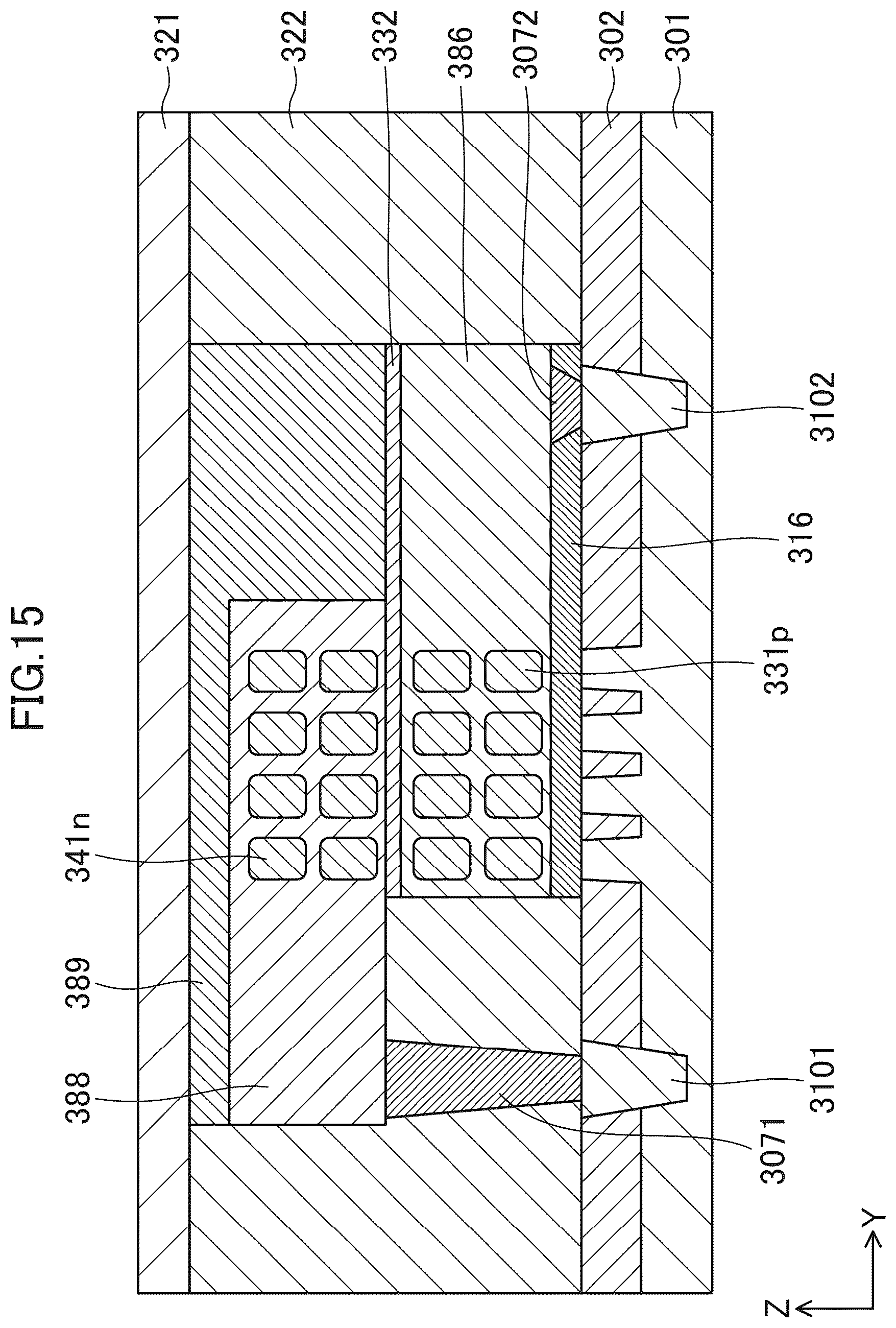 Patent US12310103 Figure 15 – Semiconductor integrated circuit device having standard cells including three dimensional transistors