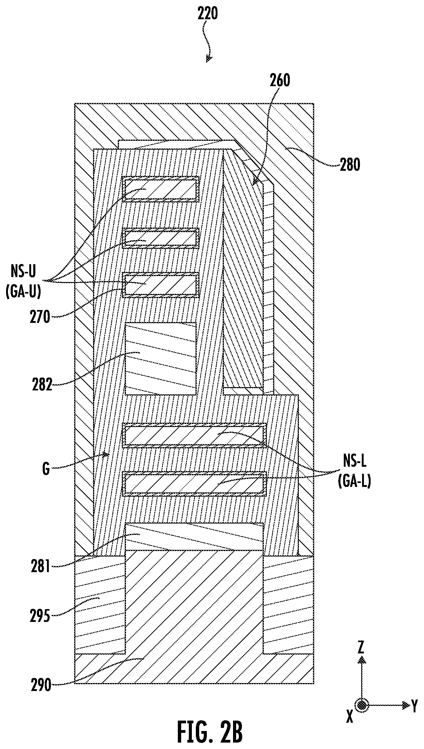 Patent US12310106 Figure 8 – Devices including stacked nanosheet transistors