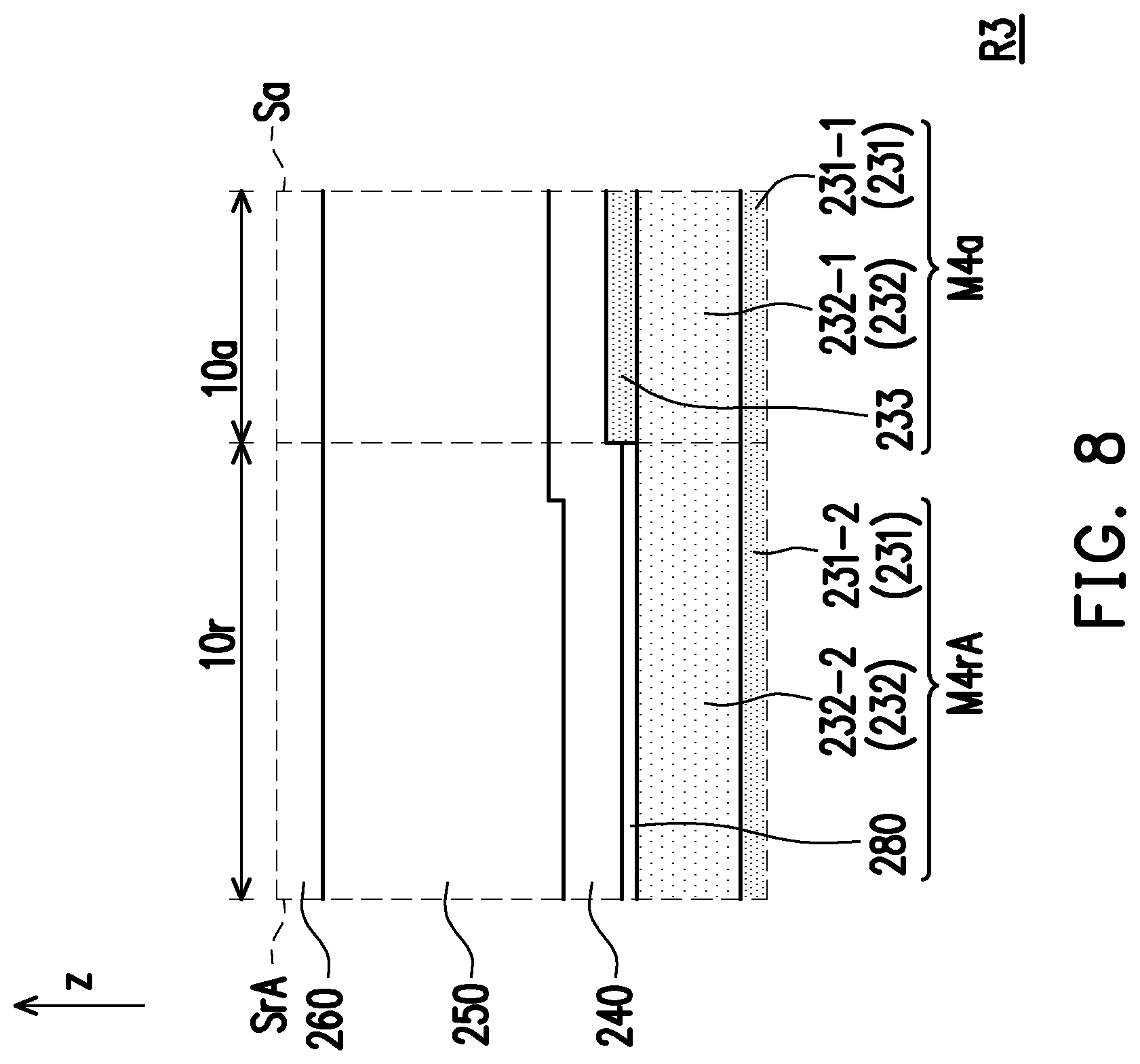 Patent US12310110 Figure 7 – Pixel array substrate