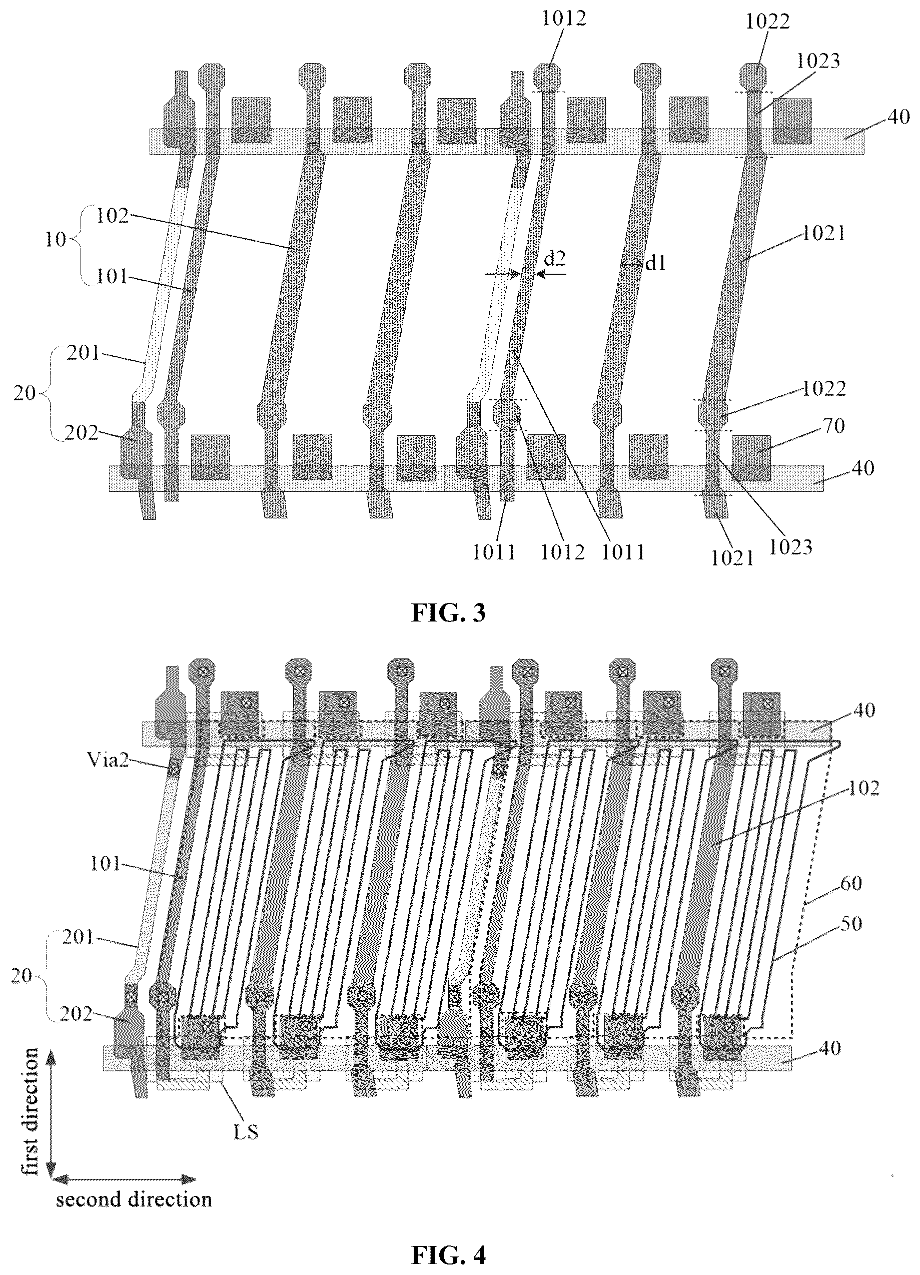 Patent US12310111 Figure 2 – Touch display device reducing risk of residual conductive material between touch signal lines and neighboring data lines