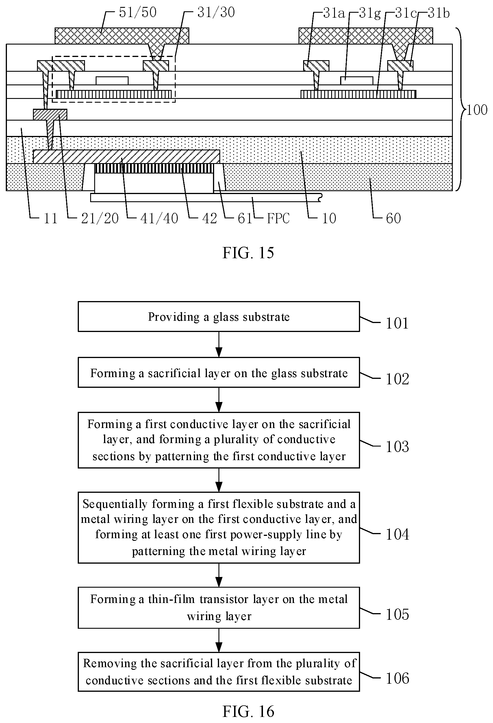 Patent US12310113 Figure 6 – Display panel and display device