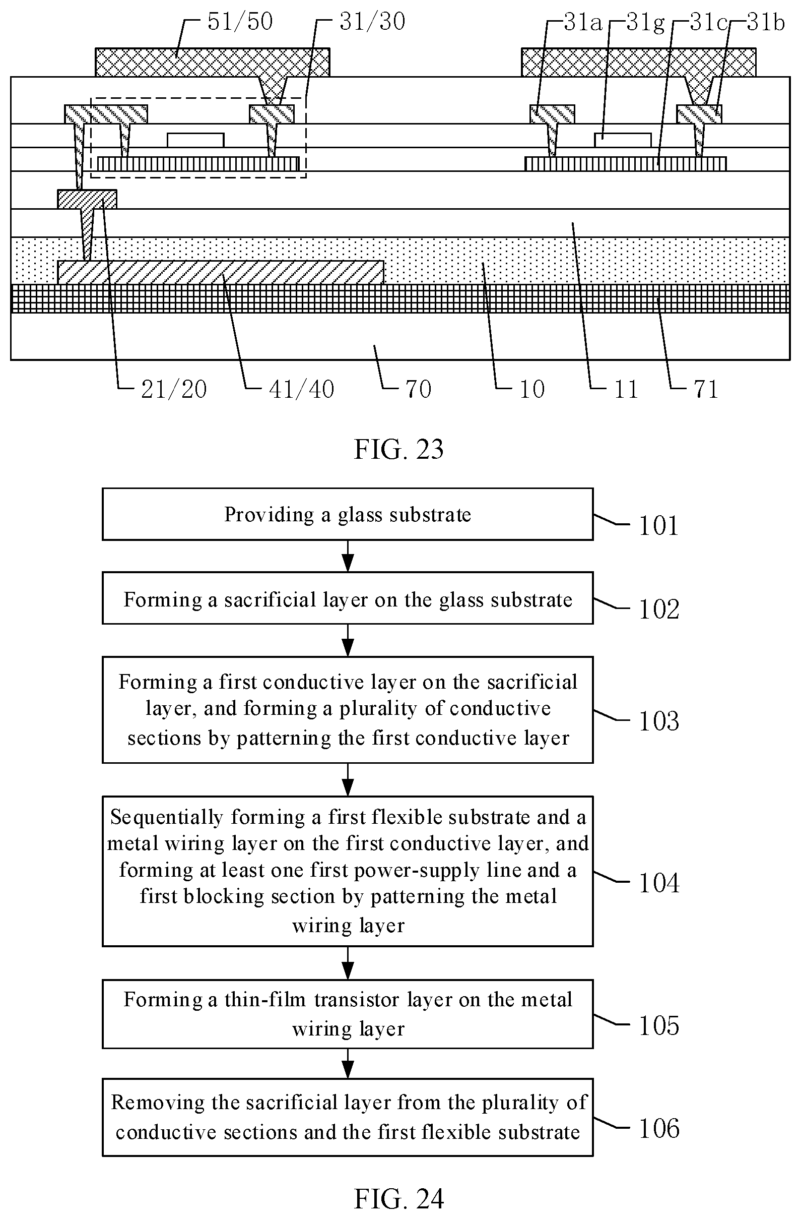 Patent US12310113 Figure 9 – Display panel and display device