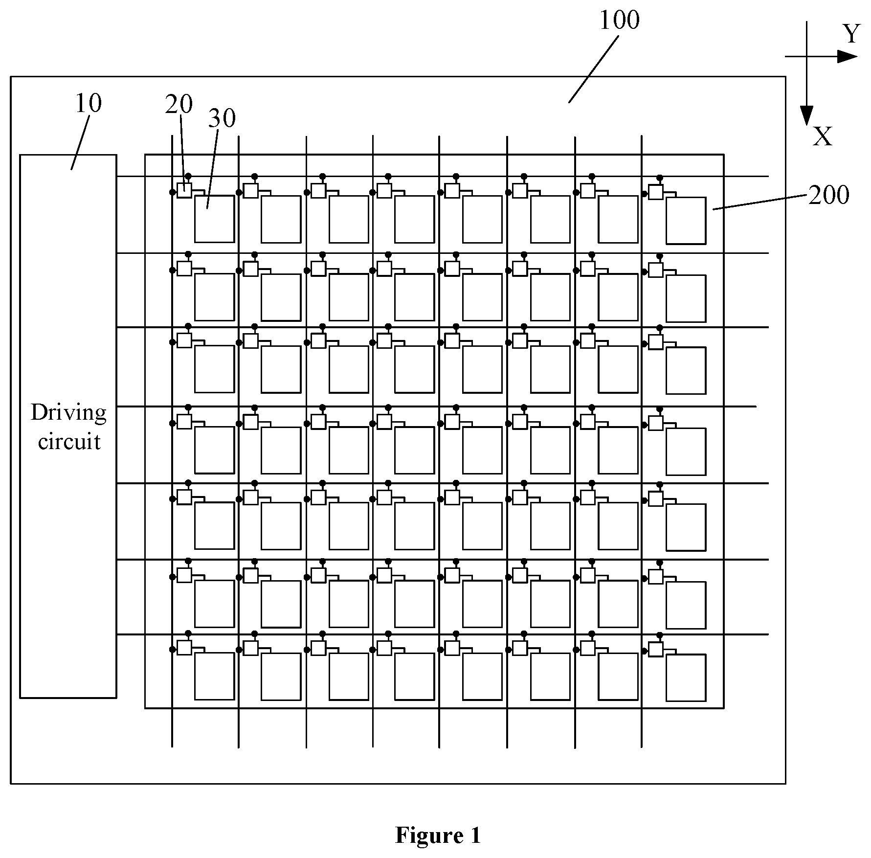 Patent US12310114 Figure 1 – Display panel and display device