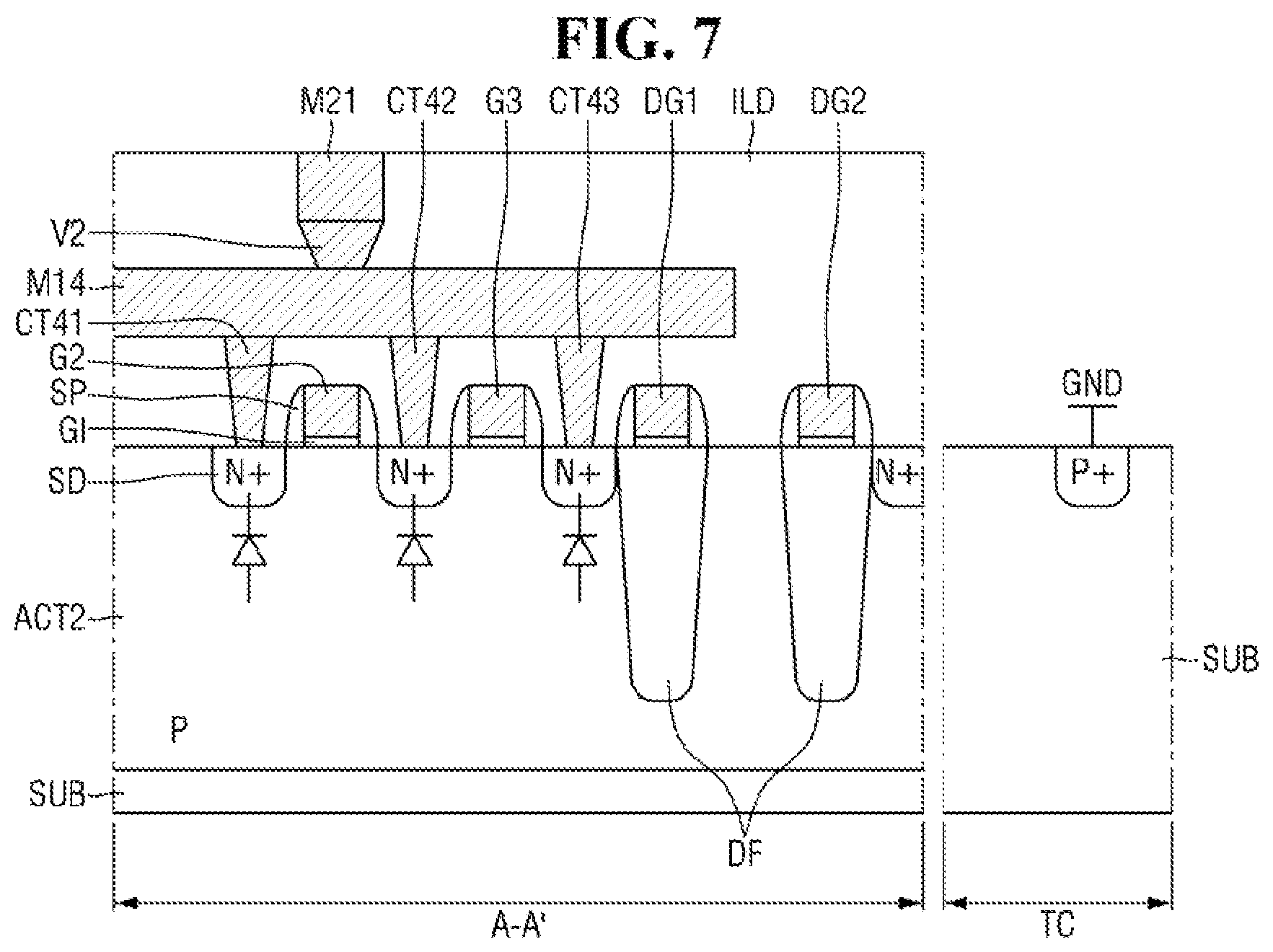 Patent US12310117 Figure 6 – Semiconductor device