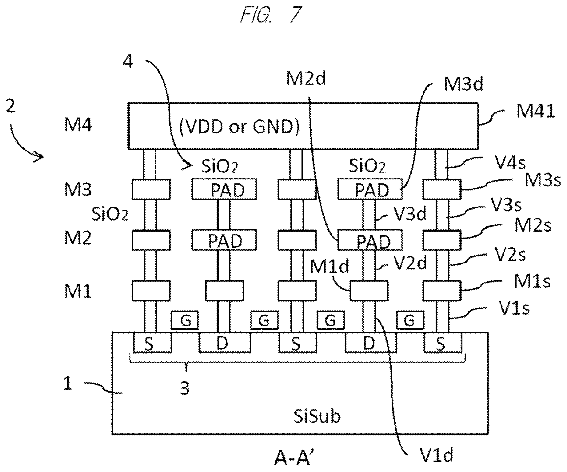 Patent US12310118 Figure 7 – Semiconductor device