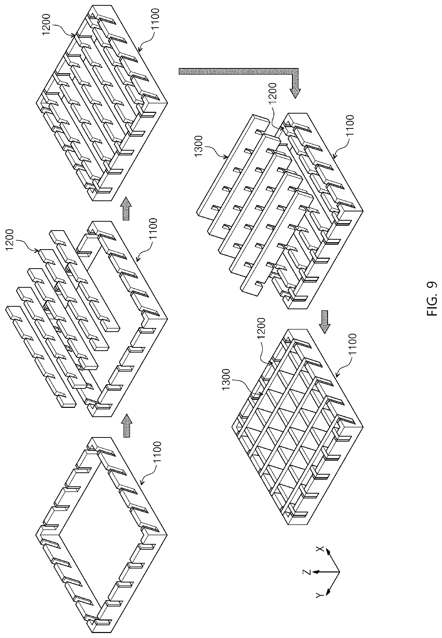 Patent US12310120 Figure 8 – Structure and process of easily expandable assembled solar modules and assemblies