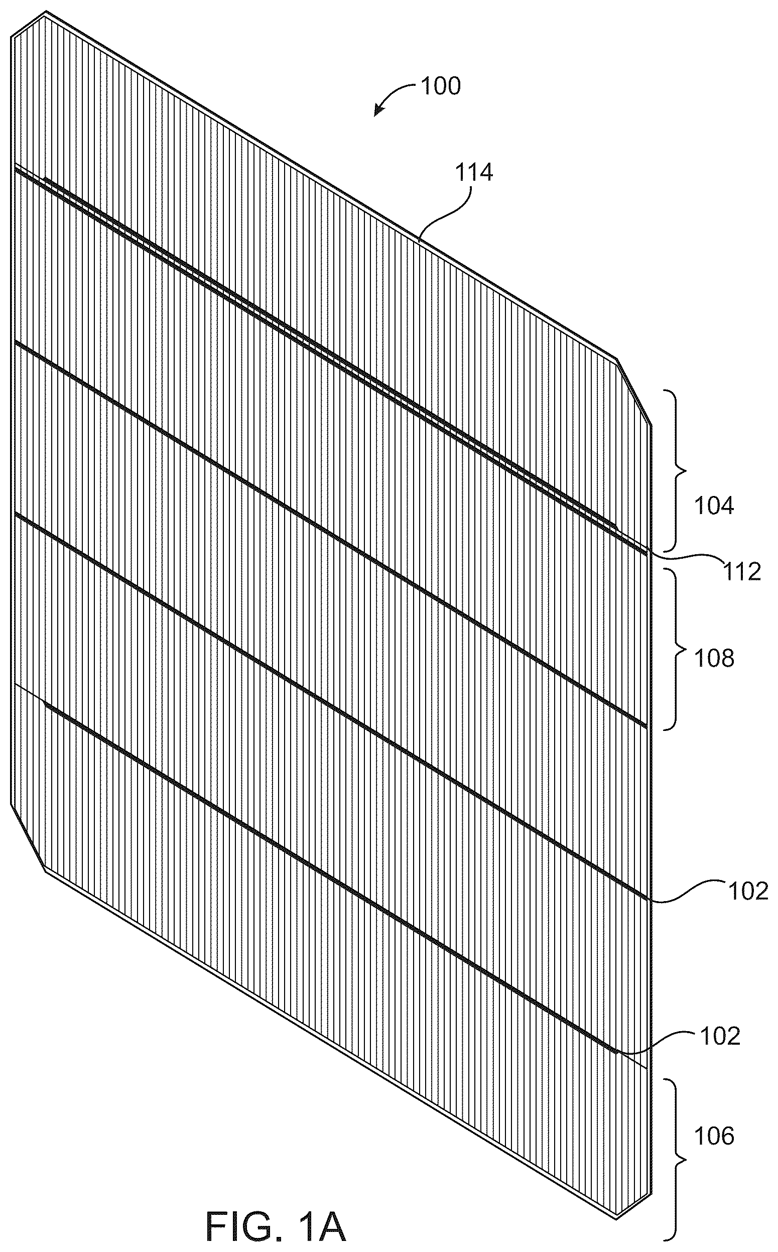 Patent US12310122 Figure 1 – Interconnection configuration for solar module assembly