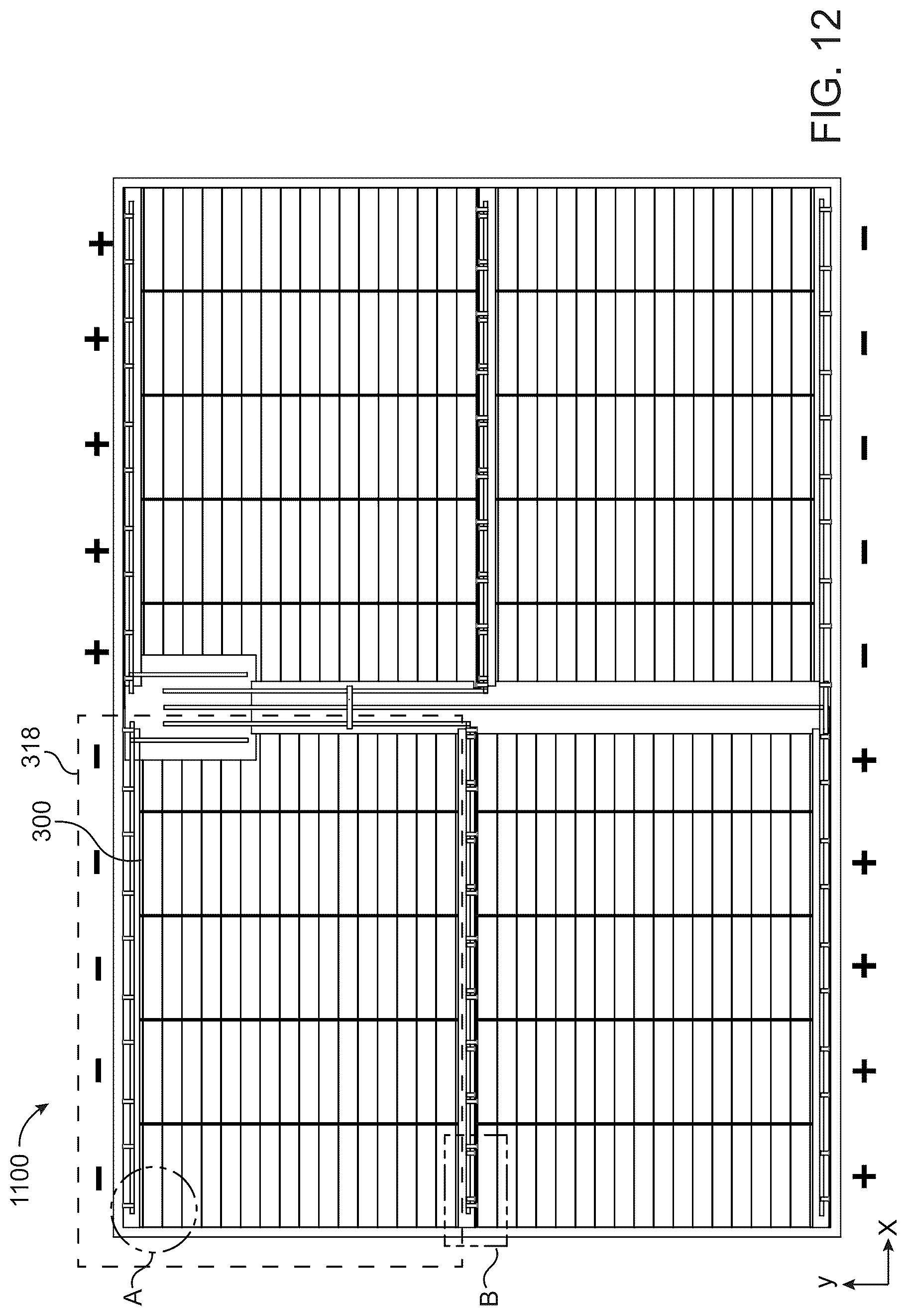 Patent US12310122 Figure 15 – Interconnection configuration for solar module assembly