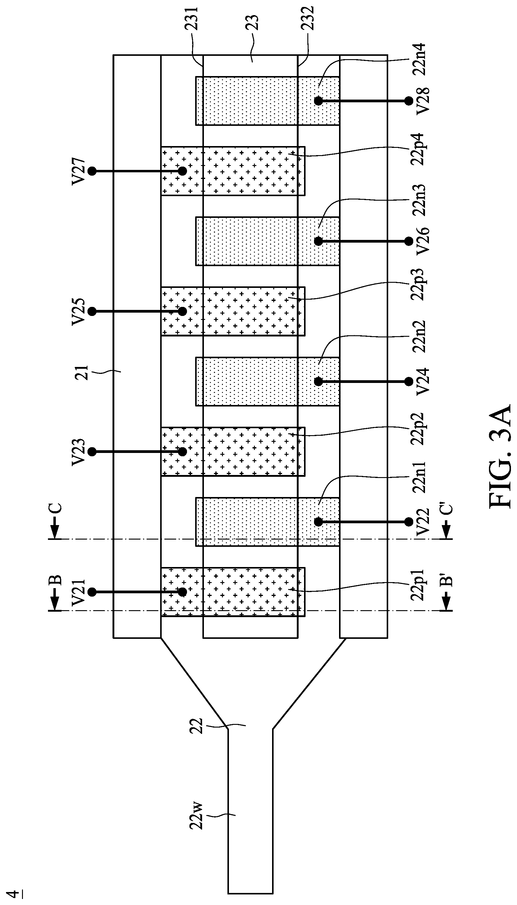 Patent US12310123 Figure 8 – Light detecting device, optical device and method of manufacturing the same