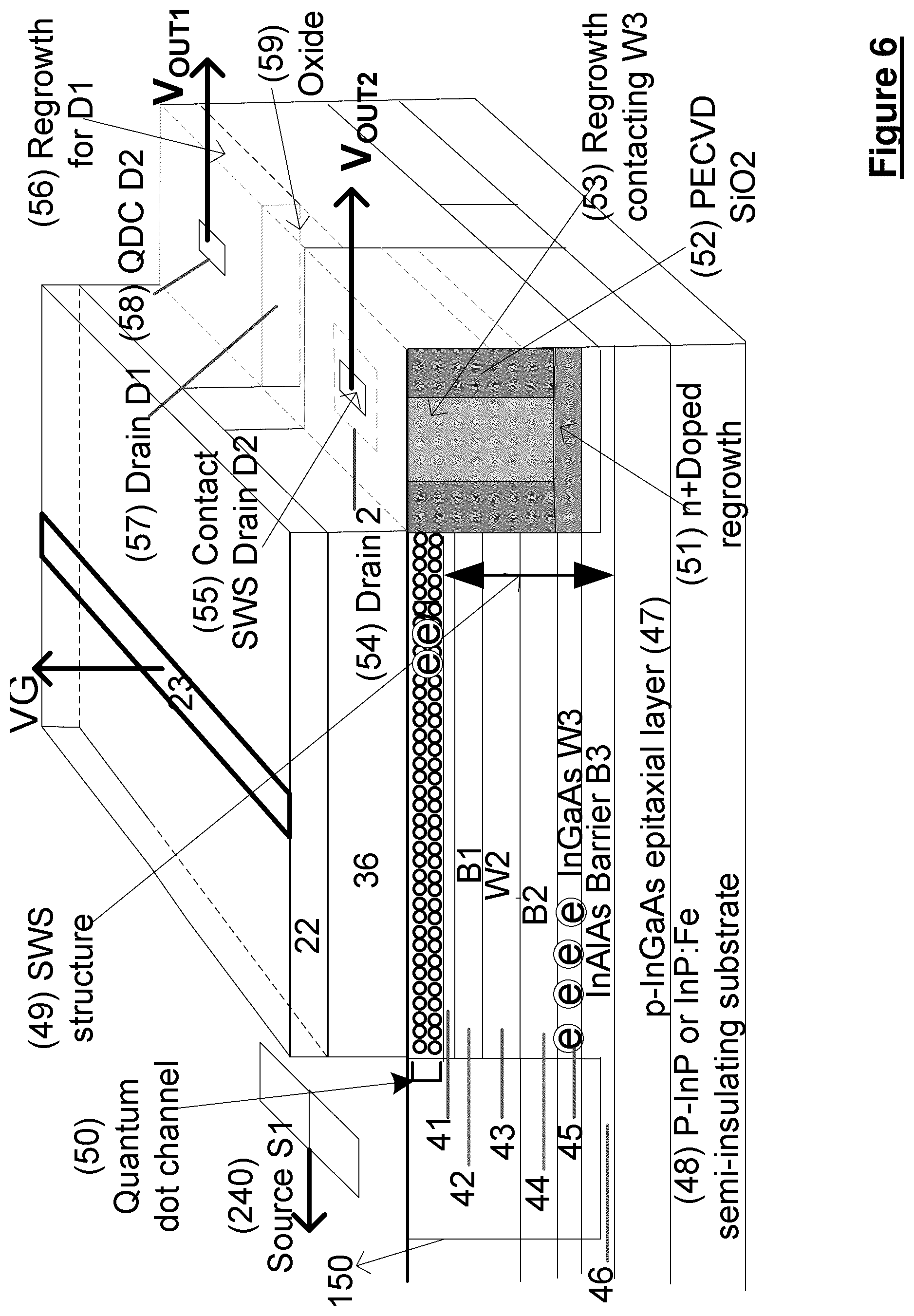 Patent US12310129 Figure 18 – Quantum dot channel (QDC) quantum dot gate transistors, memories and other devices