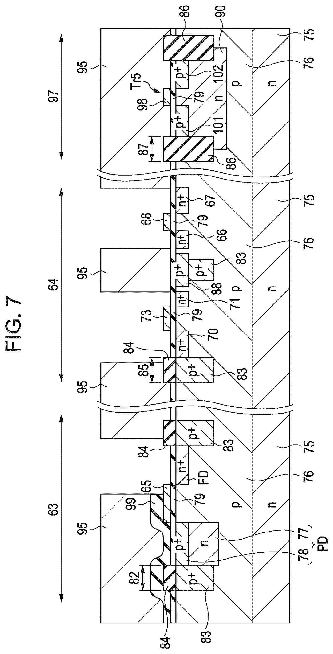 Patent US12310130 Figure 6 – Solid-state imaging device and method for manufacturing solid-state imaging device, and electronic device