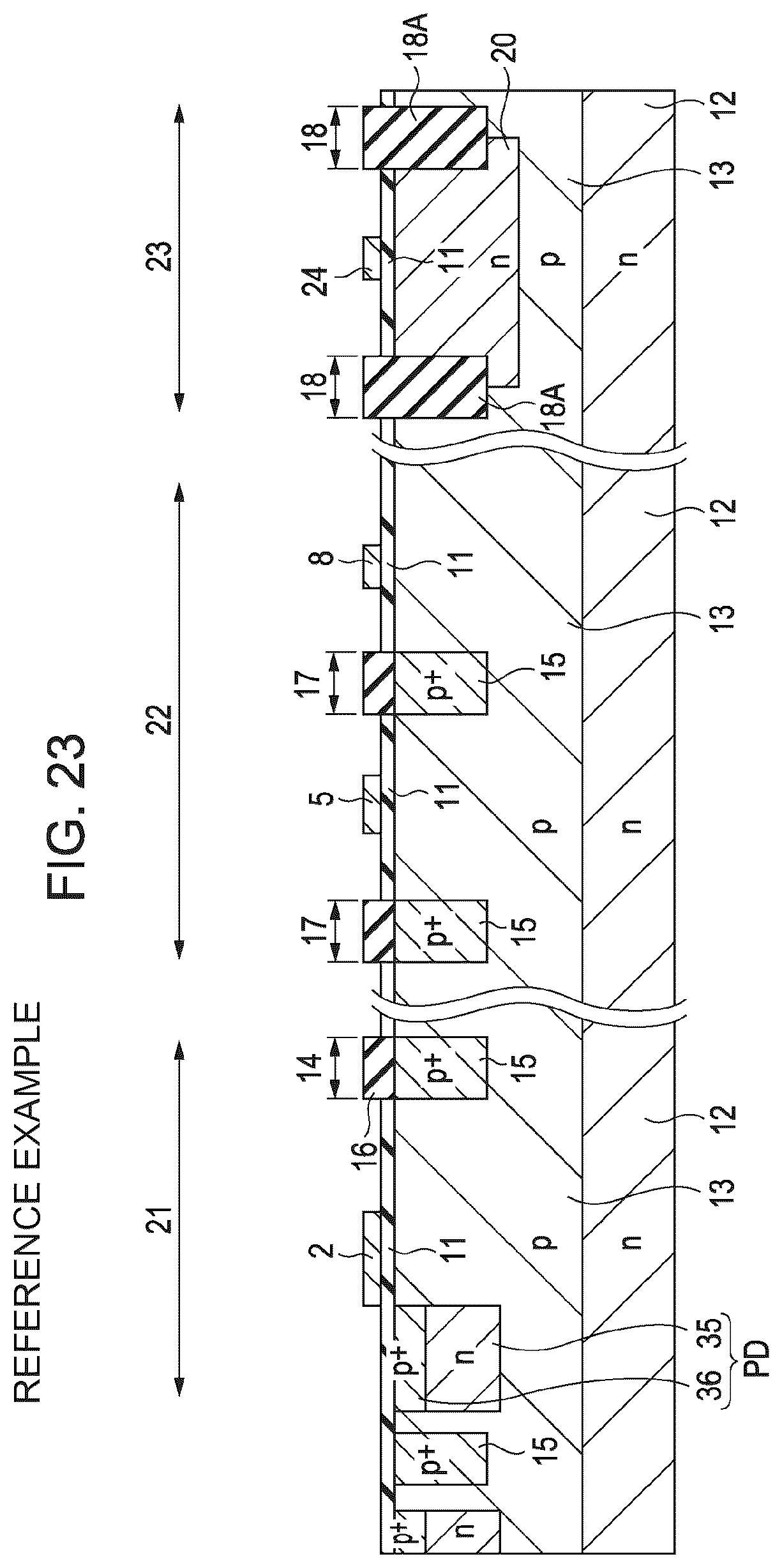 Patent US12310130 Figure 19 – Solid-state imaging device and method for manufacturing solid-state imaging device, and electronic device