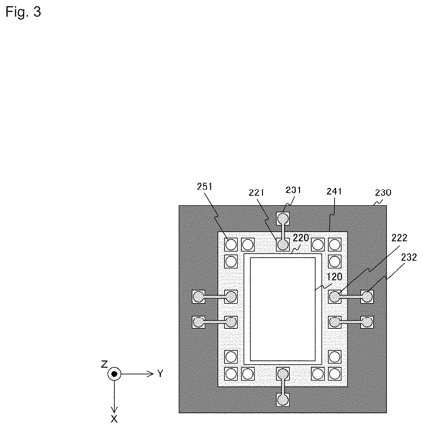 Patent US12310132 Figure 3 – Semiconductor package, semiconductor package manufacturing method, and electronic device