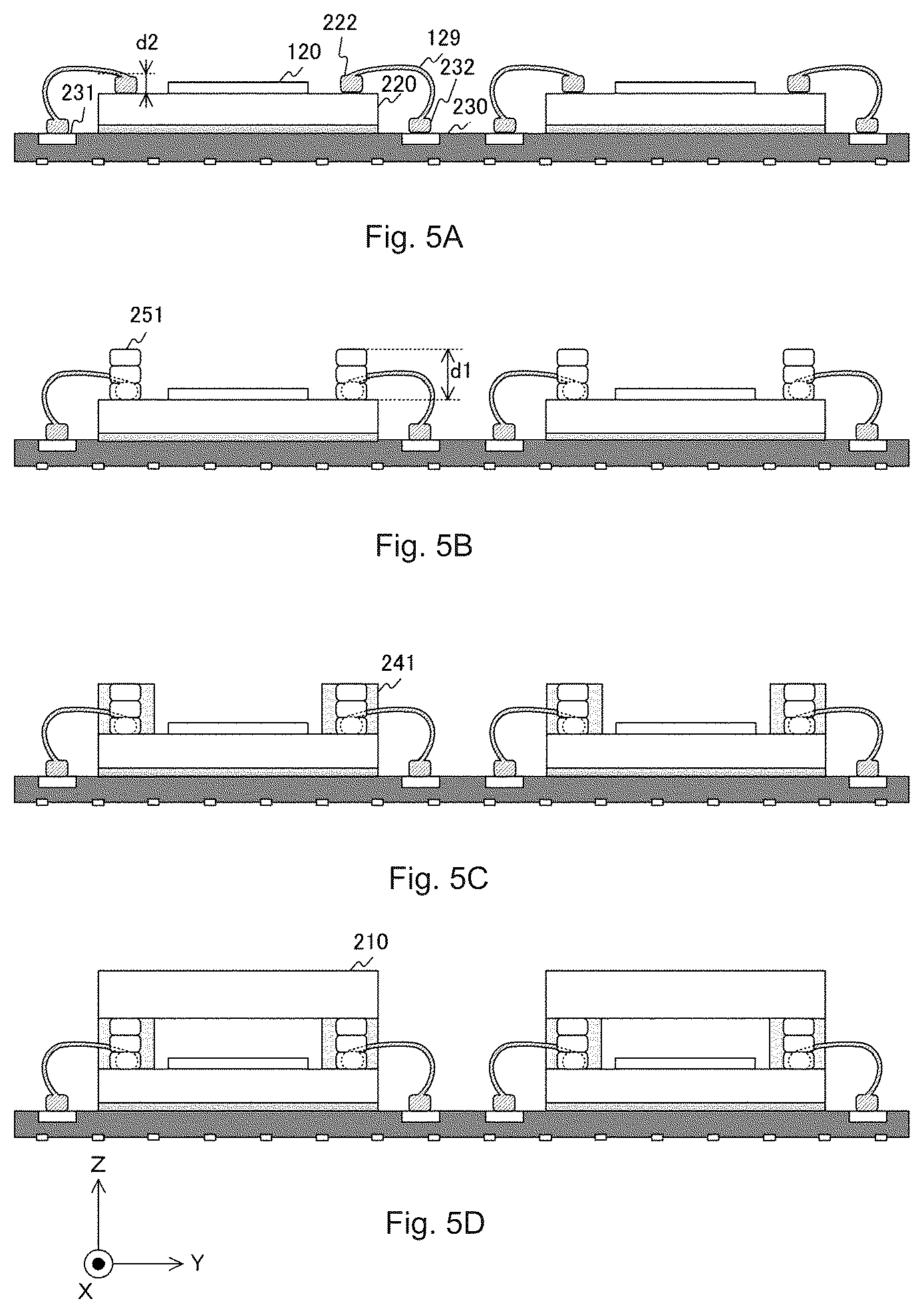 Patent US12310132 Figure 5 – Semiconductor package, semiconductor package manufacturing method, and electronic device