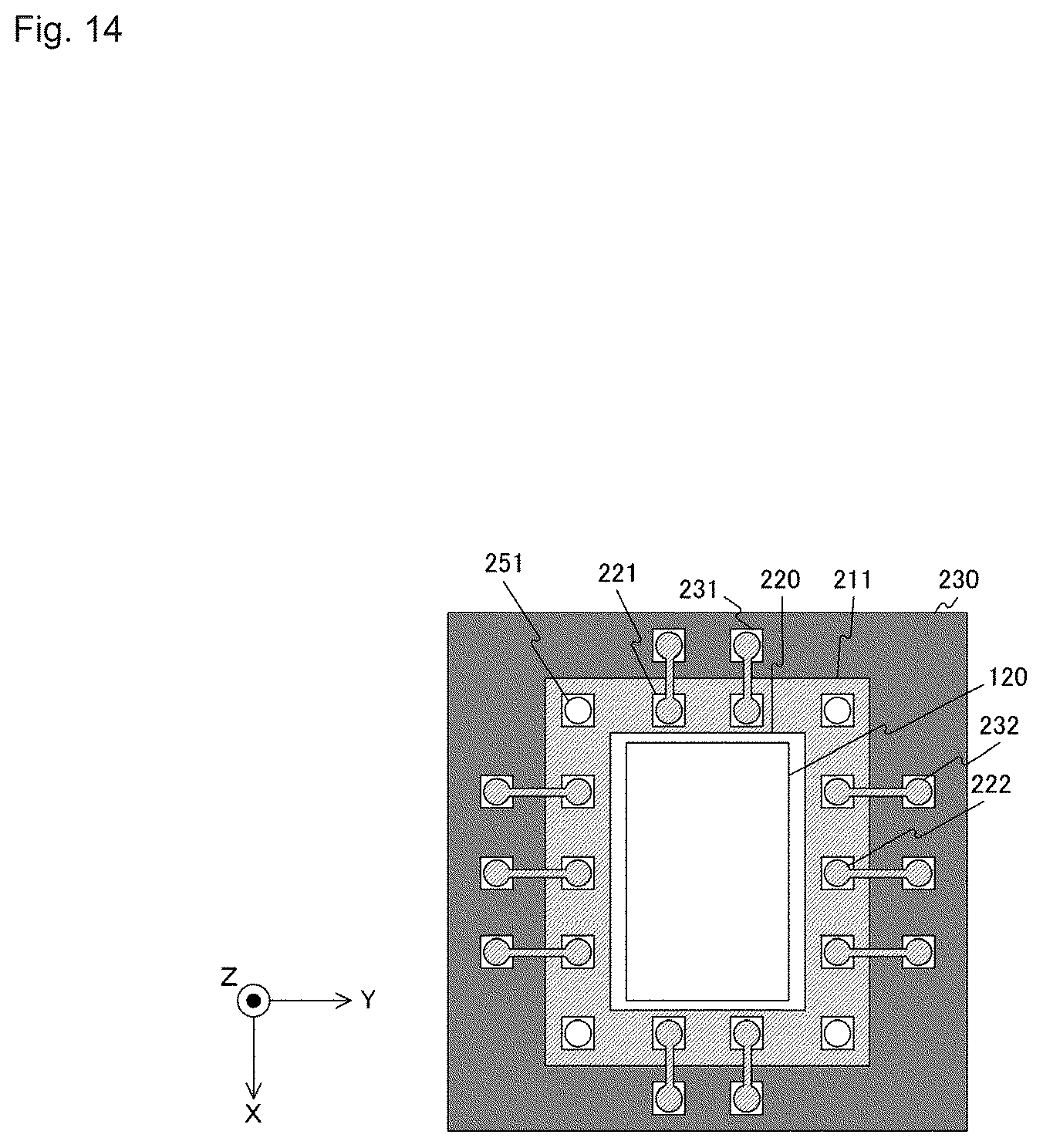 Patent US12310132 Figure 14 – Semiconductor package, semiconductor package manufacturing method, and electronic device