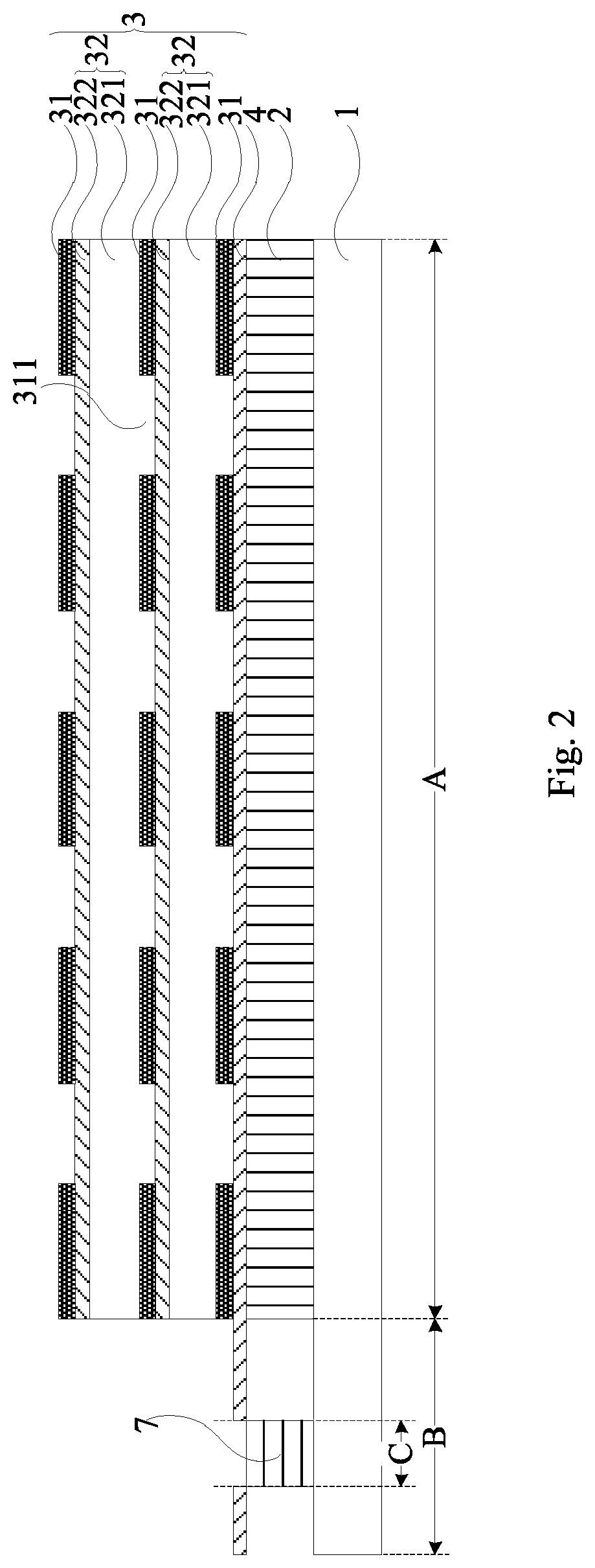 Patent US12310135 Figure 2 – Line recognition module, fabricating method thereof and display device