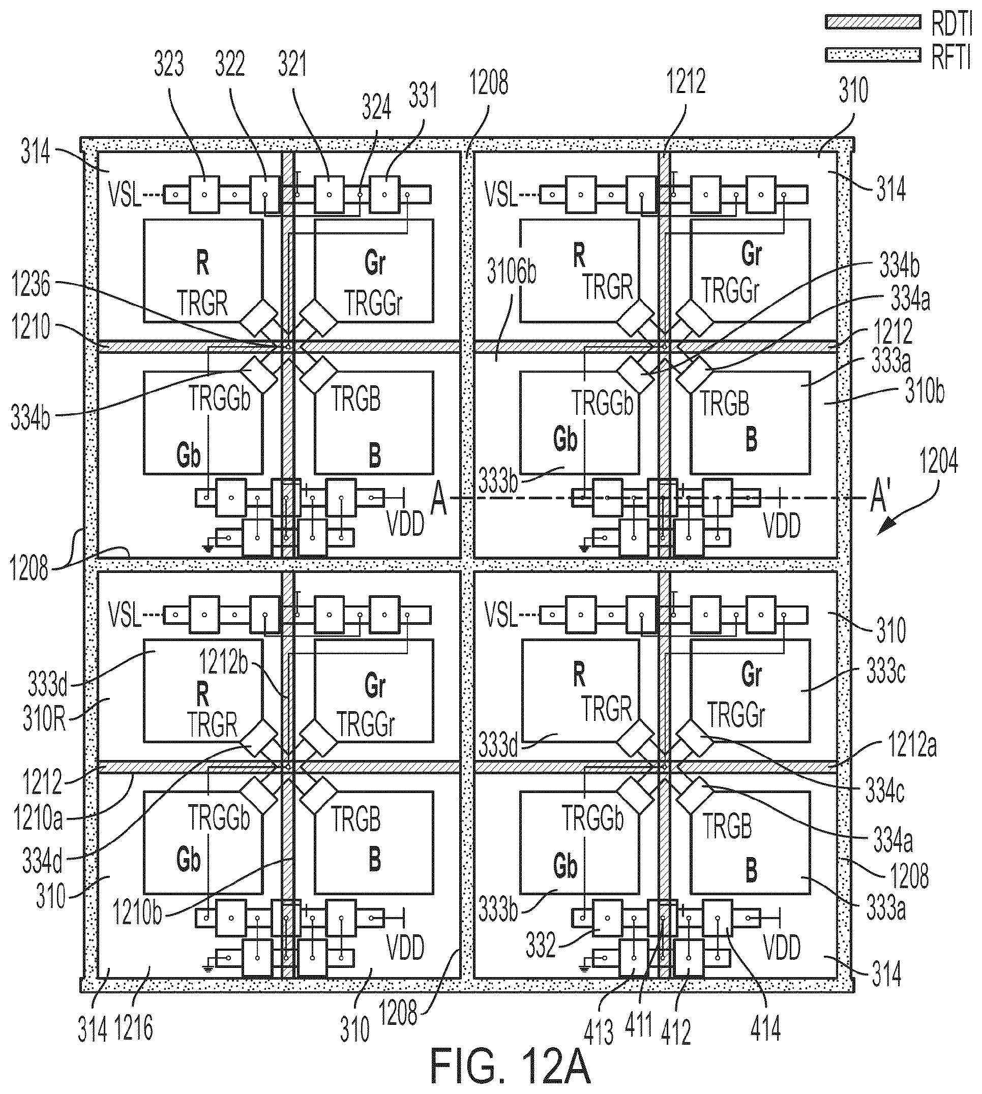 Patent US12310136 Figure 9 – Solid-state imaging device and imaging device with shared circuit elements