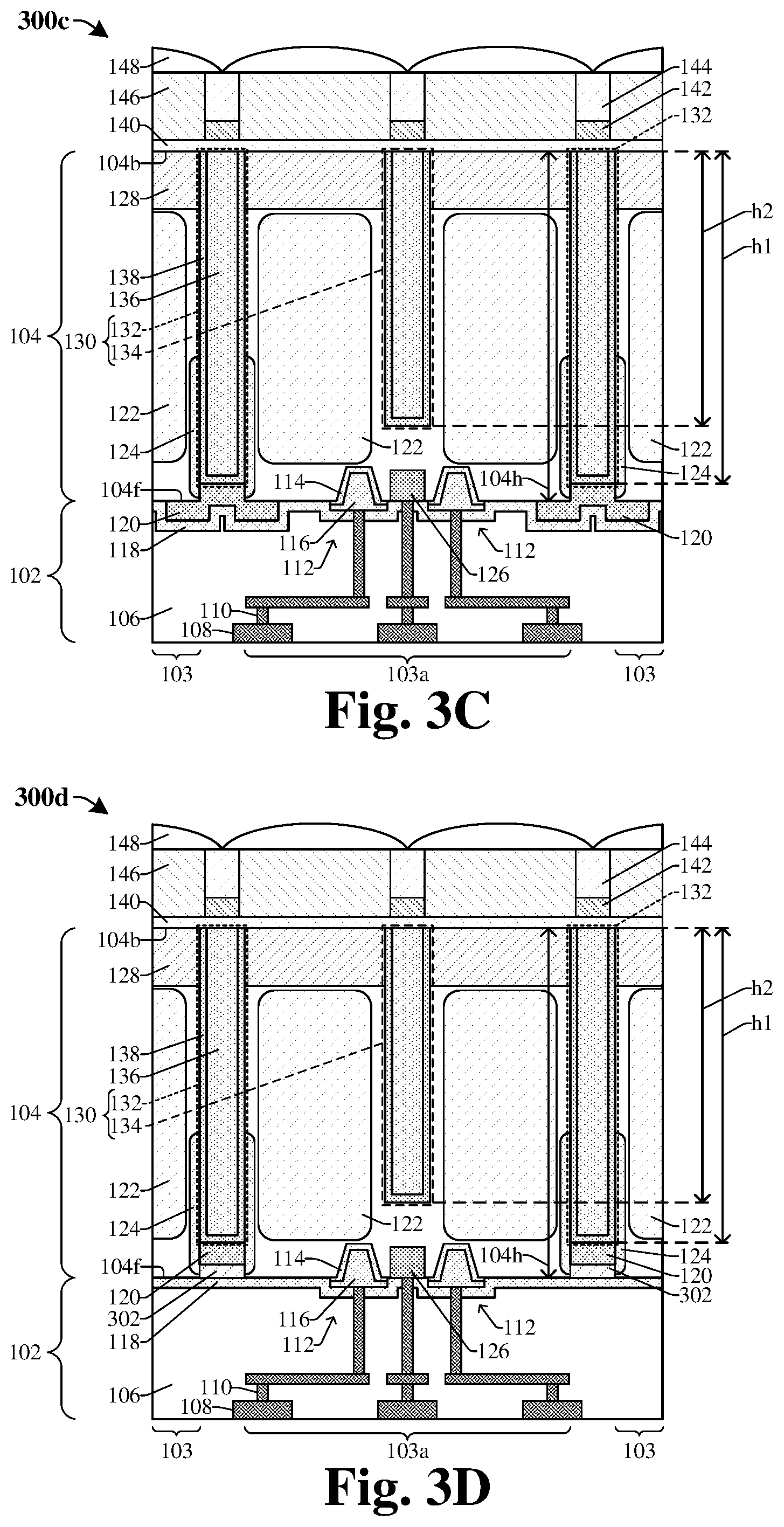 Patent US12310137 Figure 5 – Isolation structure to increase image sensor performance