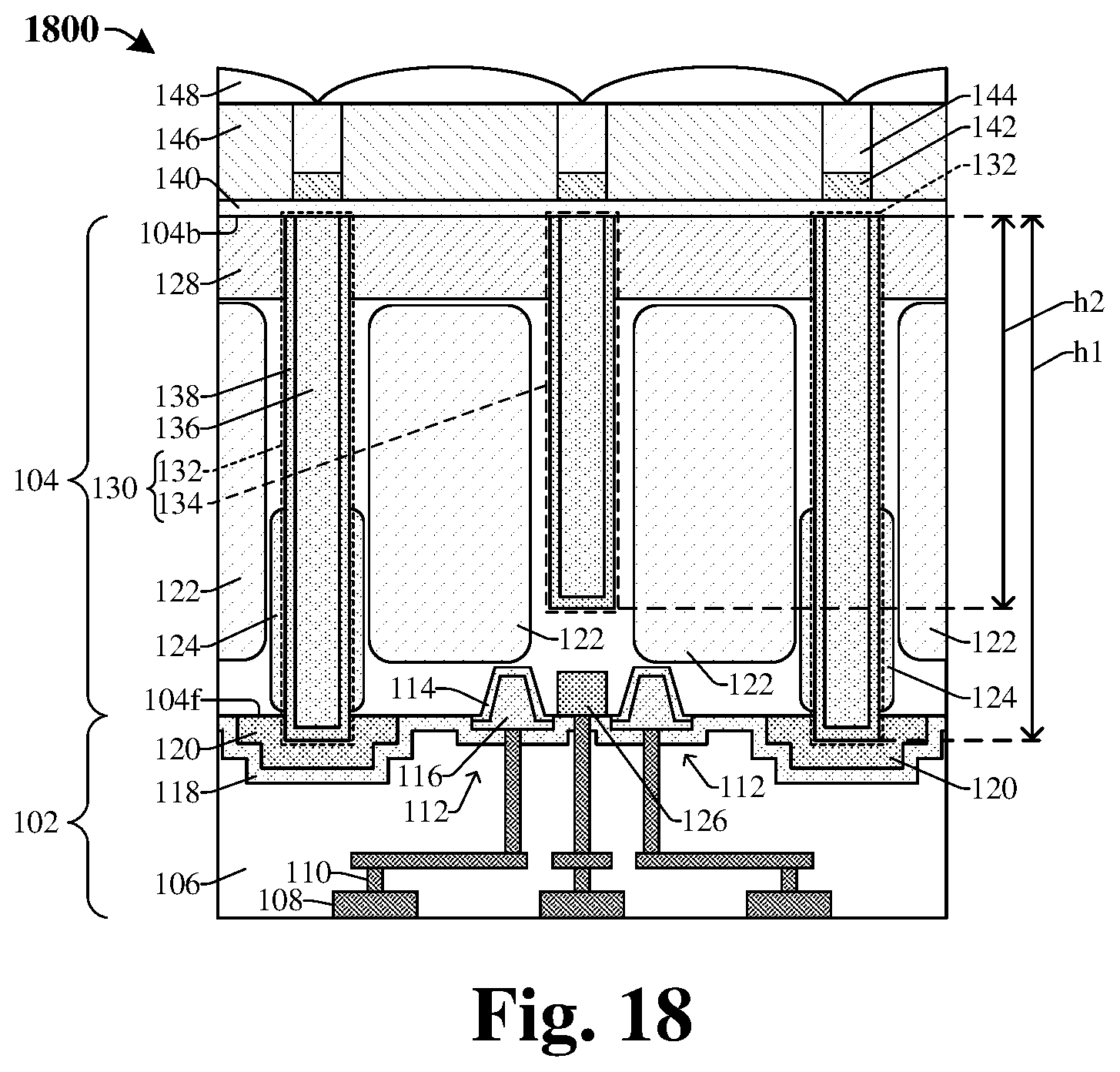 Patent US12310137 Figure 17 – Isolation structure to increase image sensor performance