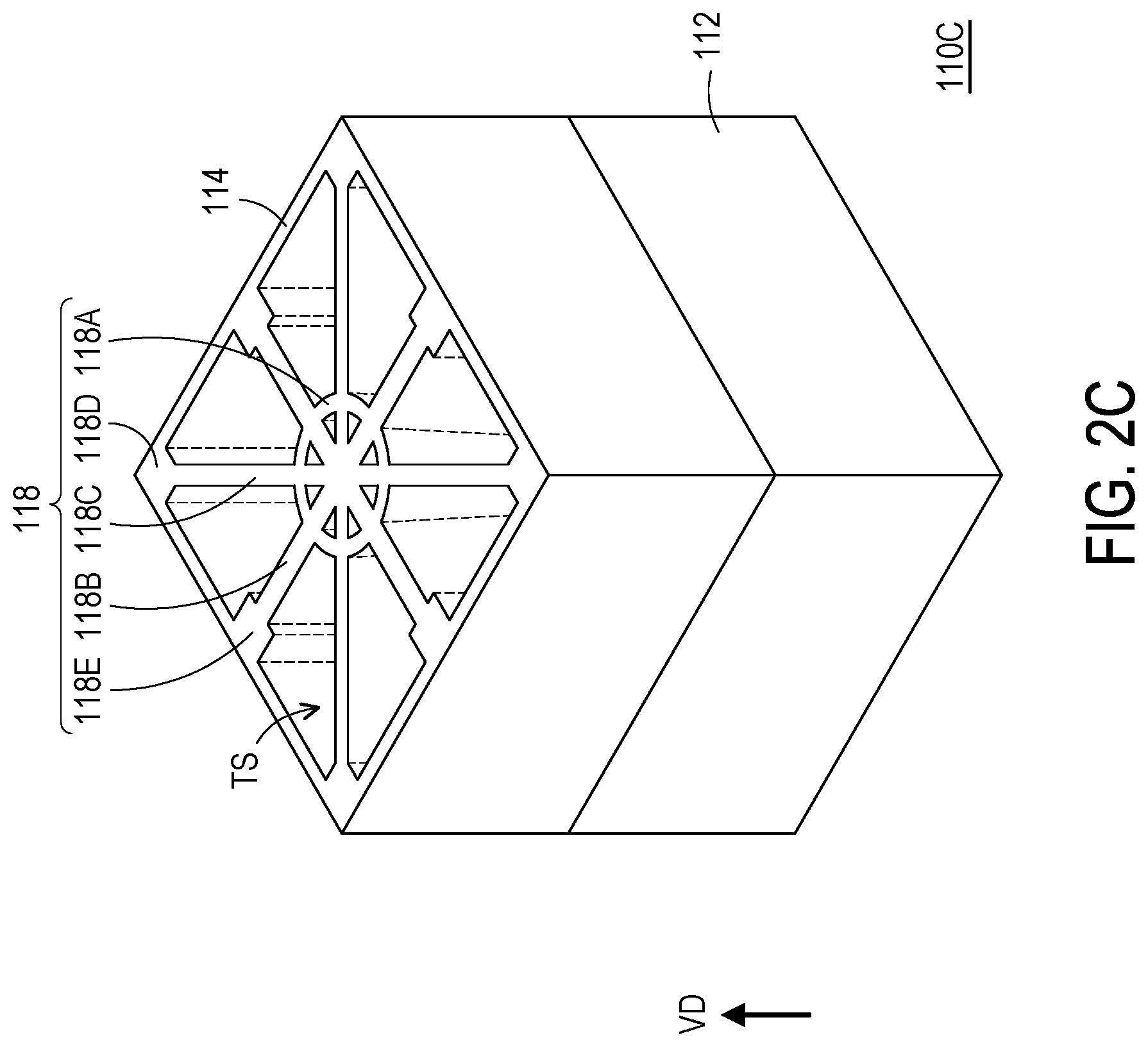 Patent US12310138 Figure 4 – Photosensor having a scattering structure comprises circular ring and peripheral patterns