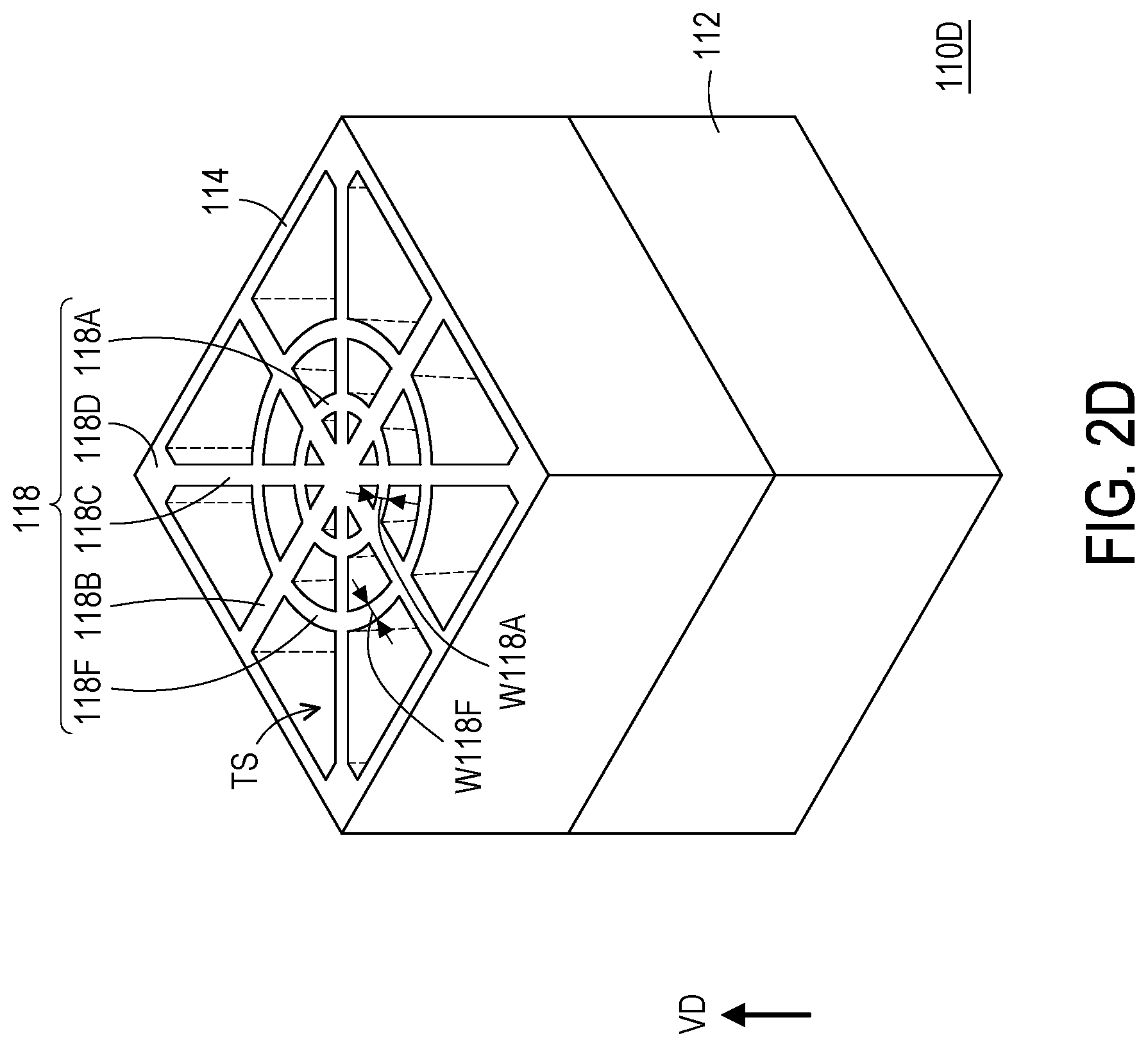 Patent US12310138 Figure 5 – Photosensor having a scattering structure comprises circular ring and peripheral patterns