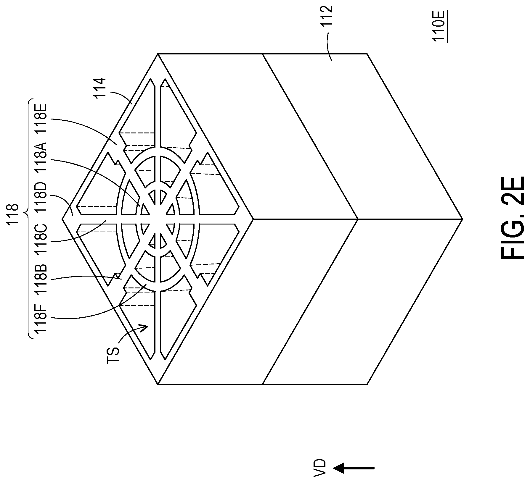 Patent US12310138 Figure 6 – Photosensor having a scattering structure comprises circular ring and peripheral patterns